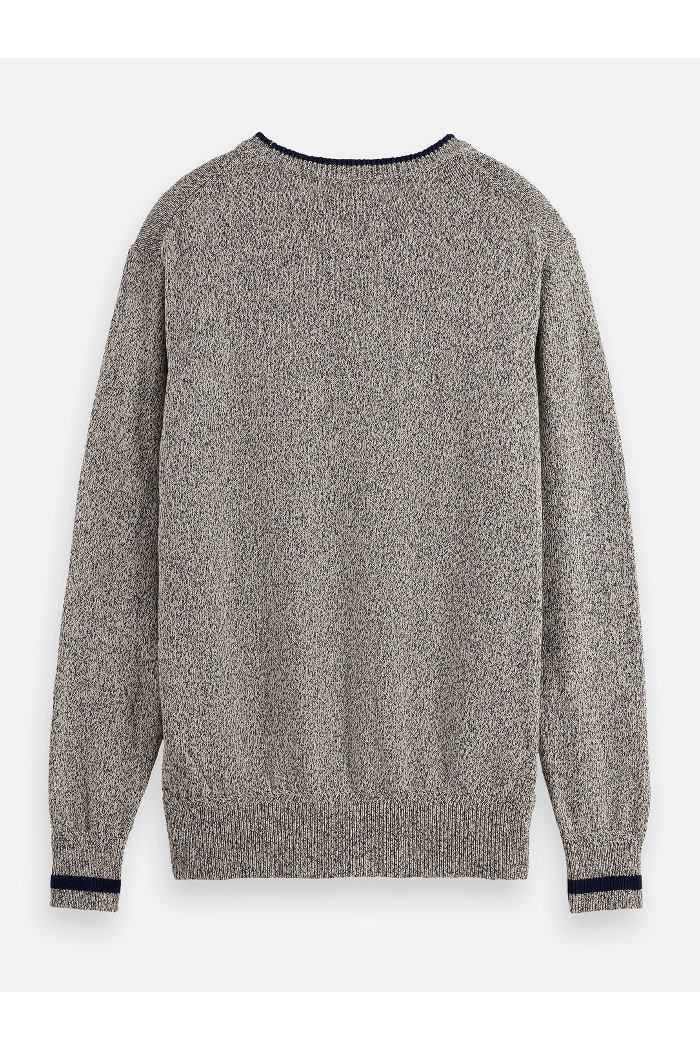 MELANGE REGULAR FIT CREW NECK PLAZA TAUPE MELANGE 4