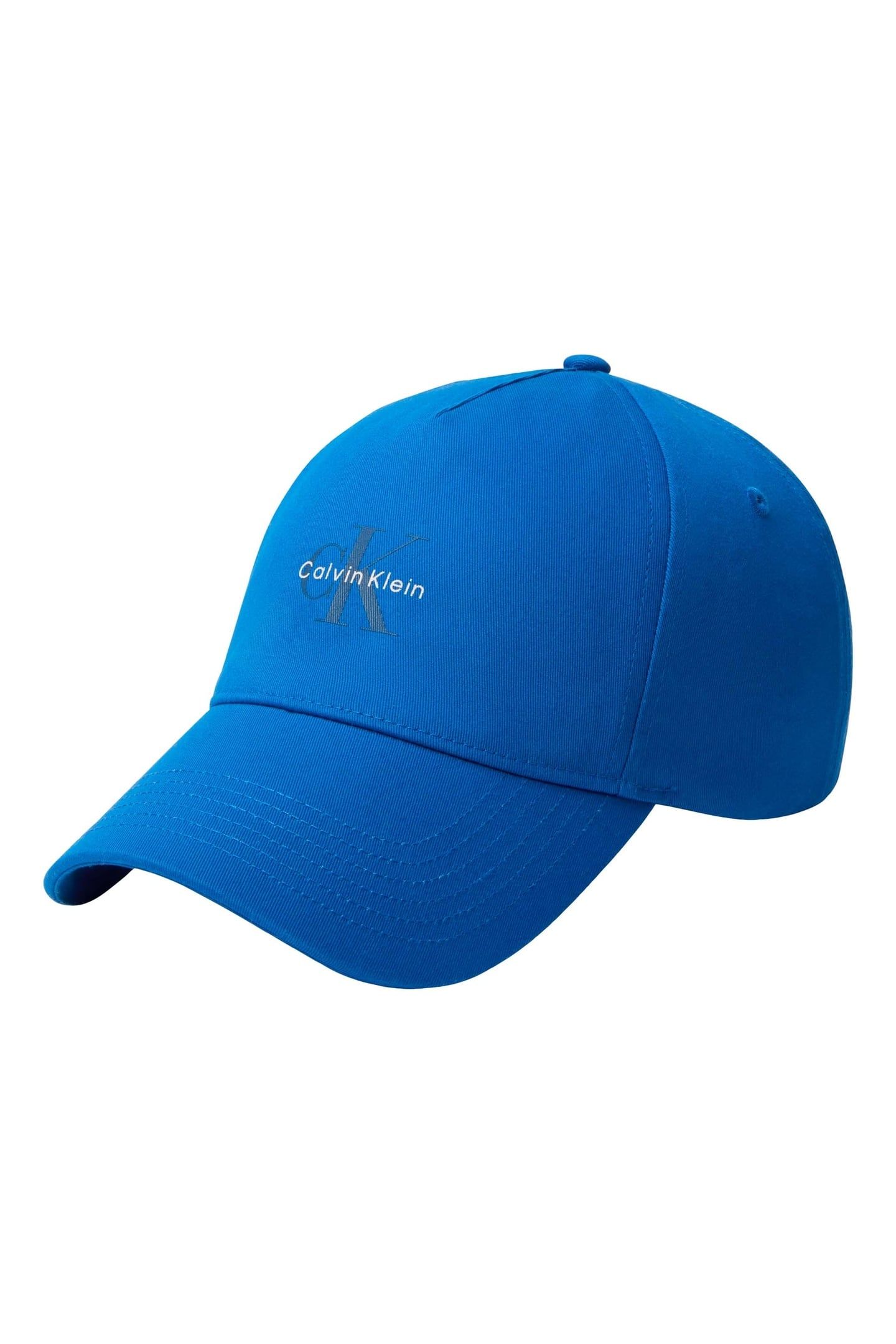 MONOLOGO PRINTED BASEBALL CAP FRENCH BLUE 1