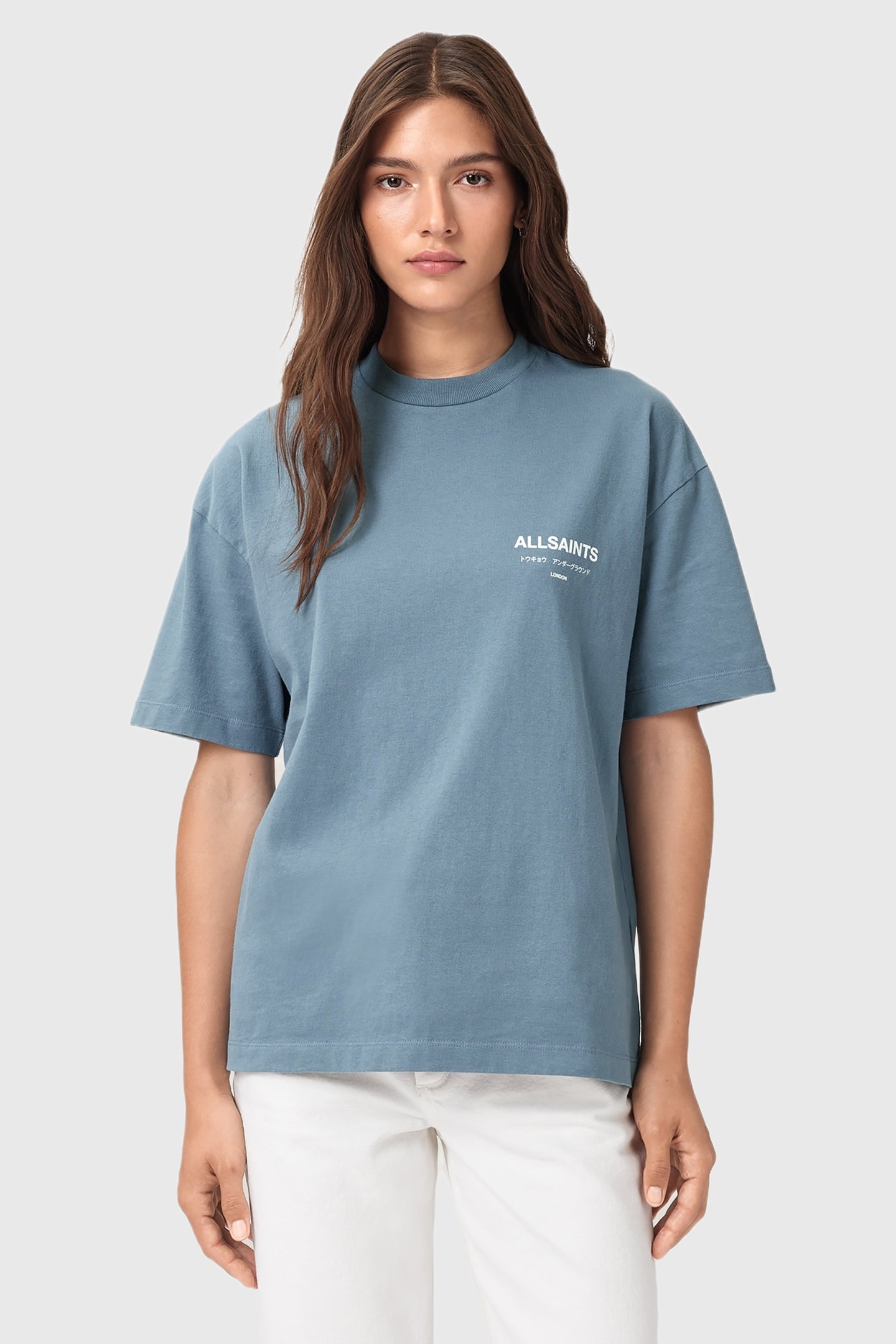 UNDERGROUND ETTA TEE FLINT STONE BLUE 1
