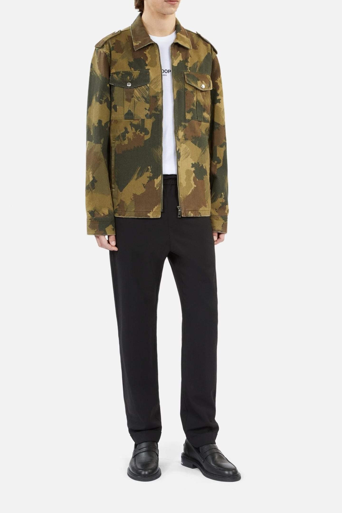 MILITARY JACKET WITH PATCH POCKETS AND ZIPPER CAMOUFLAGE_01 2