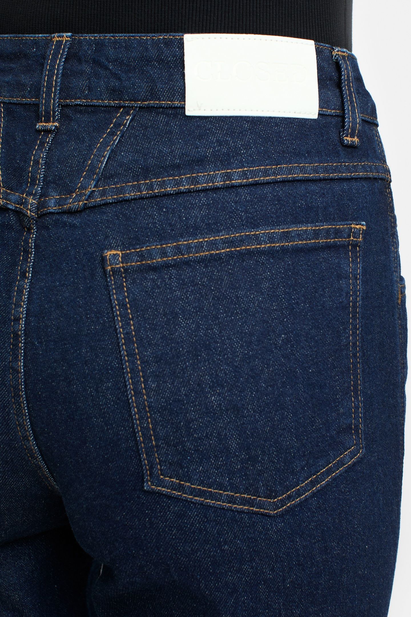 PEDAL PUSHER JEANS DARK BLUE 6