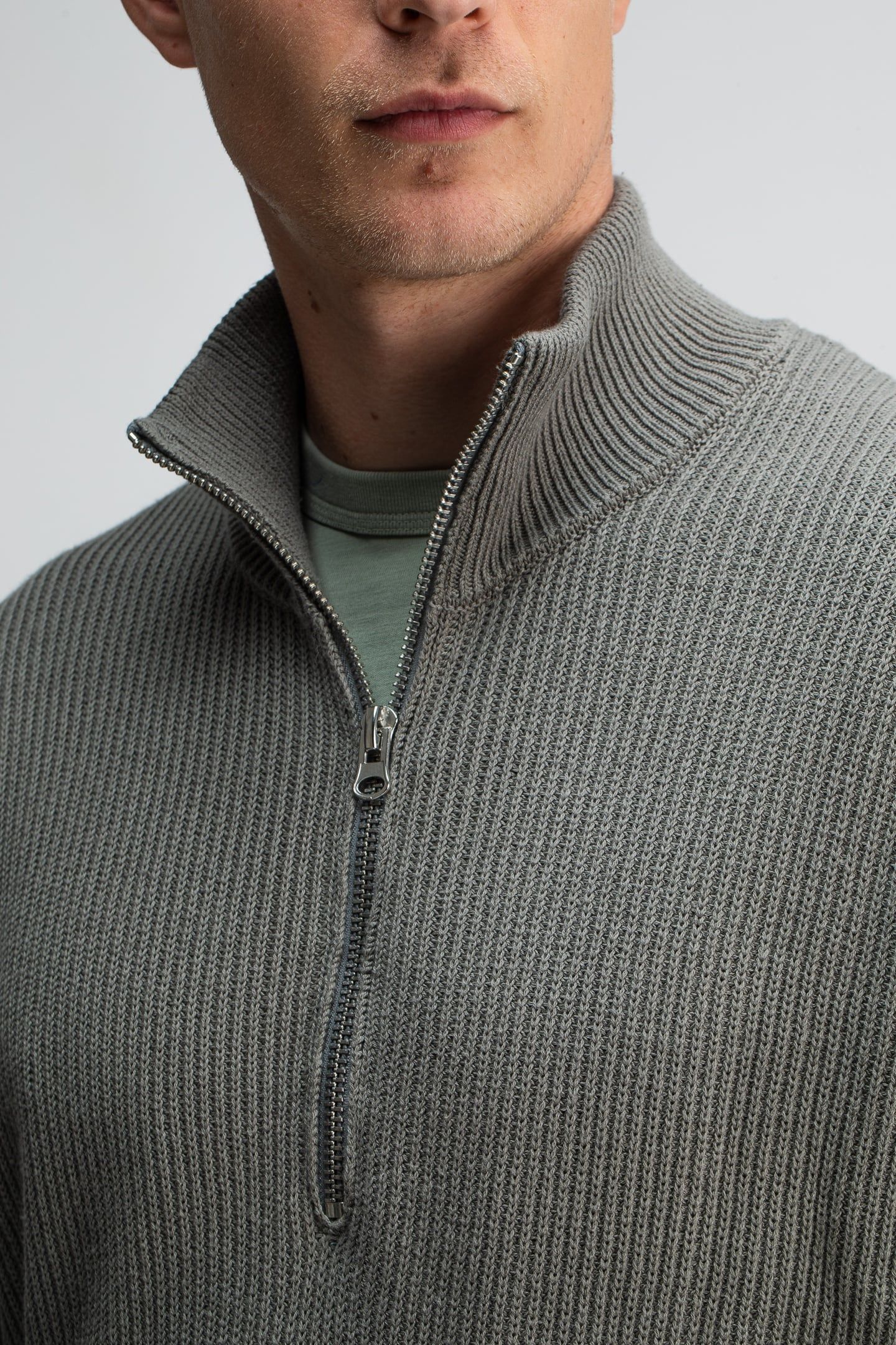 GALWAY HALF ZIP GRANITE GREEN 5