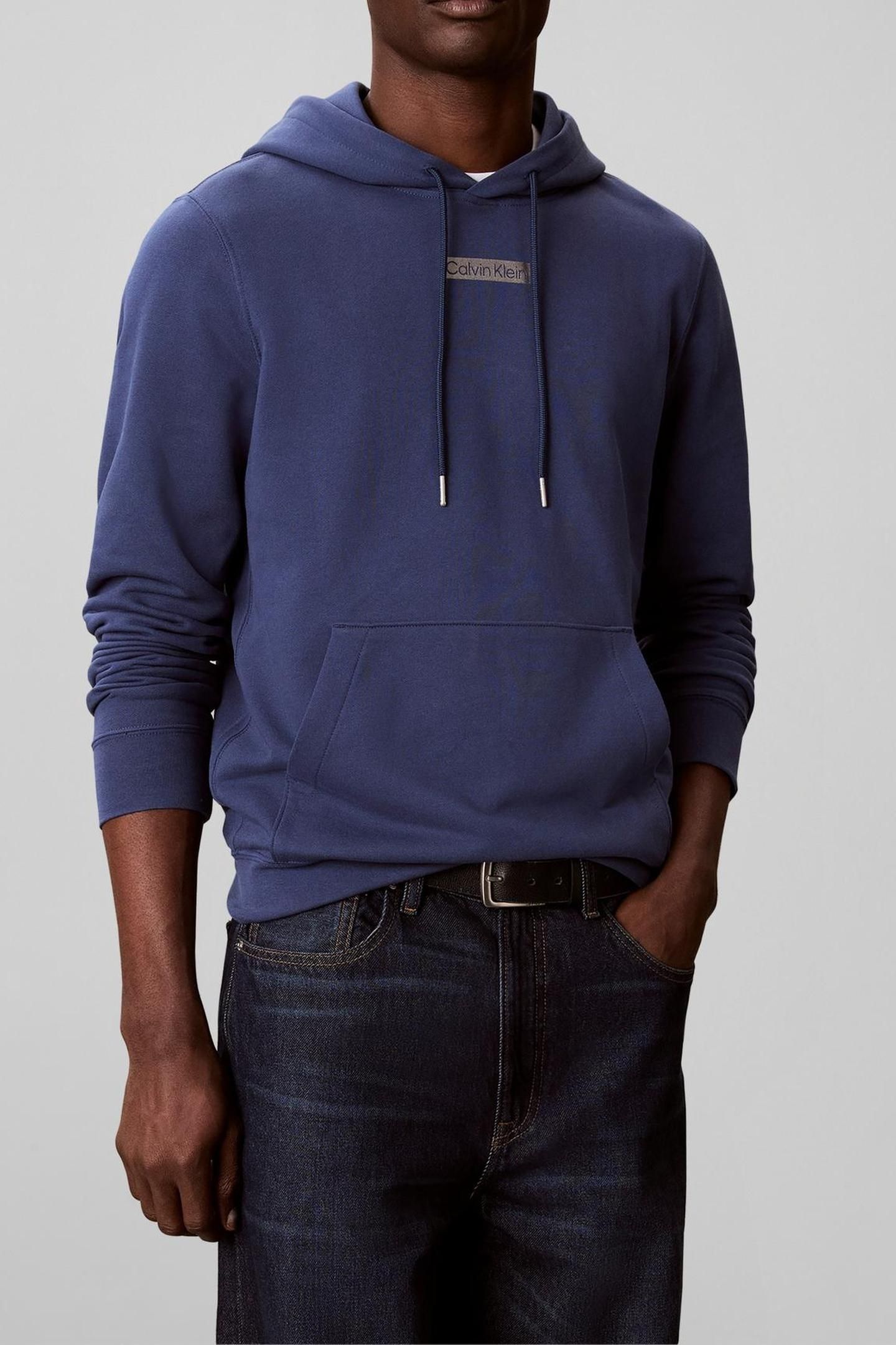 LS 350 TERRY SWEATER DARK DENIM 1