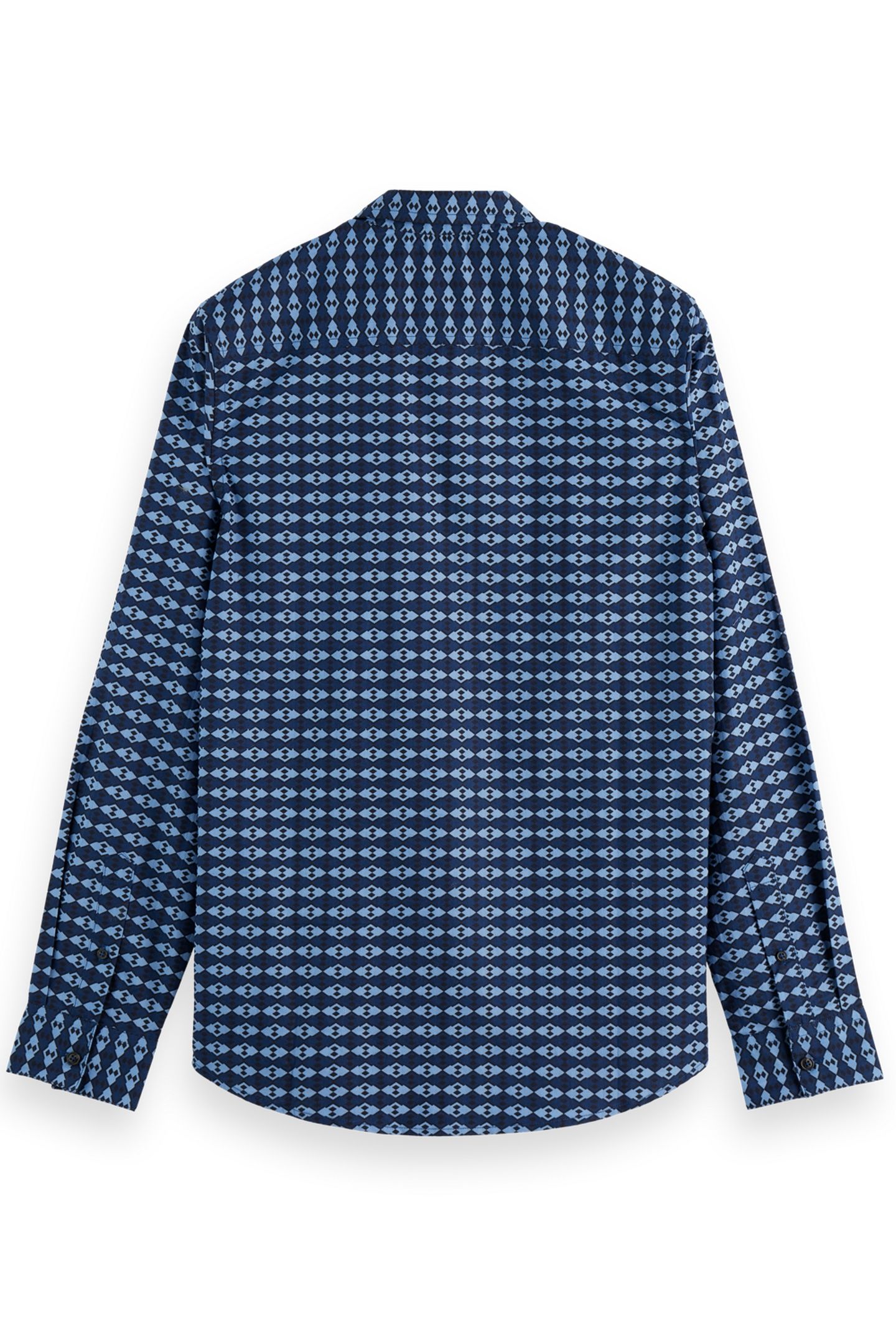 MICRO AOP SLIM-FIT SHIRT DIAMOND MICRO FADED DENIM AOP 5