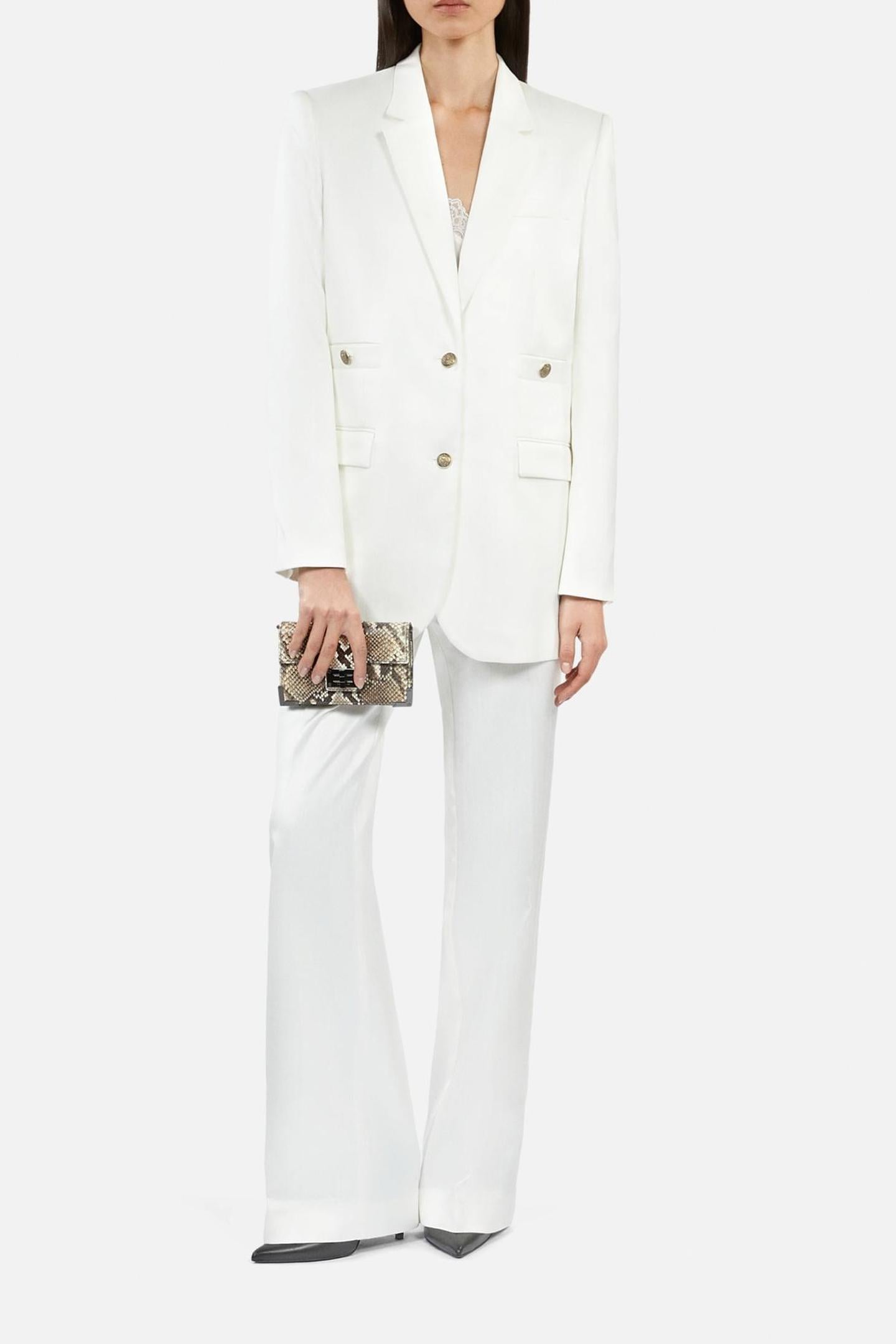 OVERSIZED 4-POCKET SUIT JACKET WHITE 2