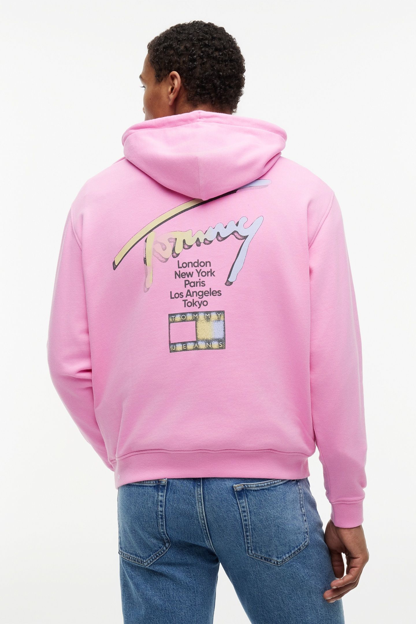 RELAXED SIGNATURE HOODIE PINK DAISY 2