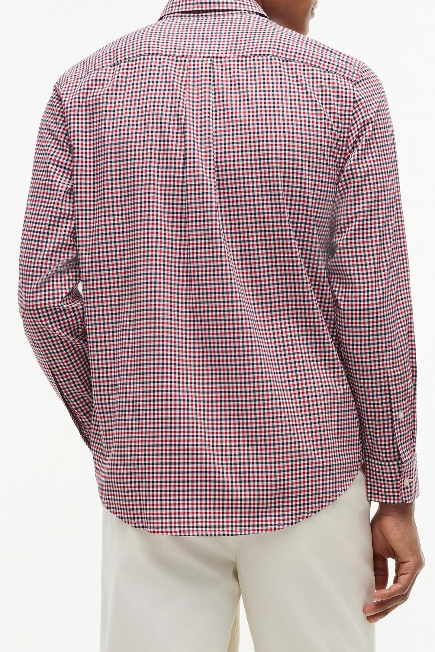 FLEX POPLIN GINGHAM MEDIUM RED/MULTI CHECK 2