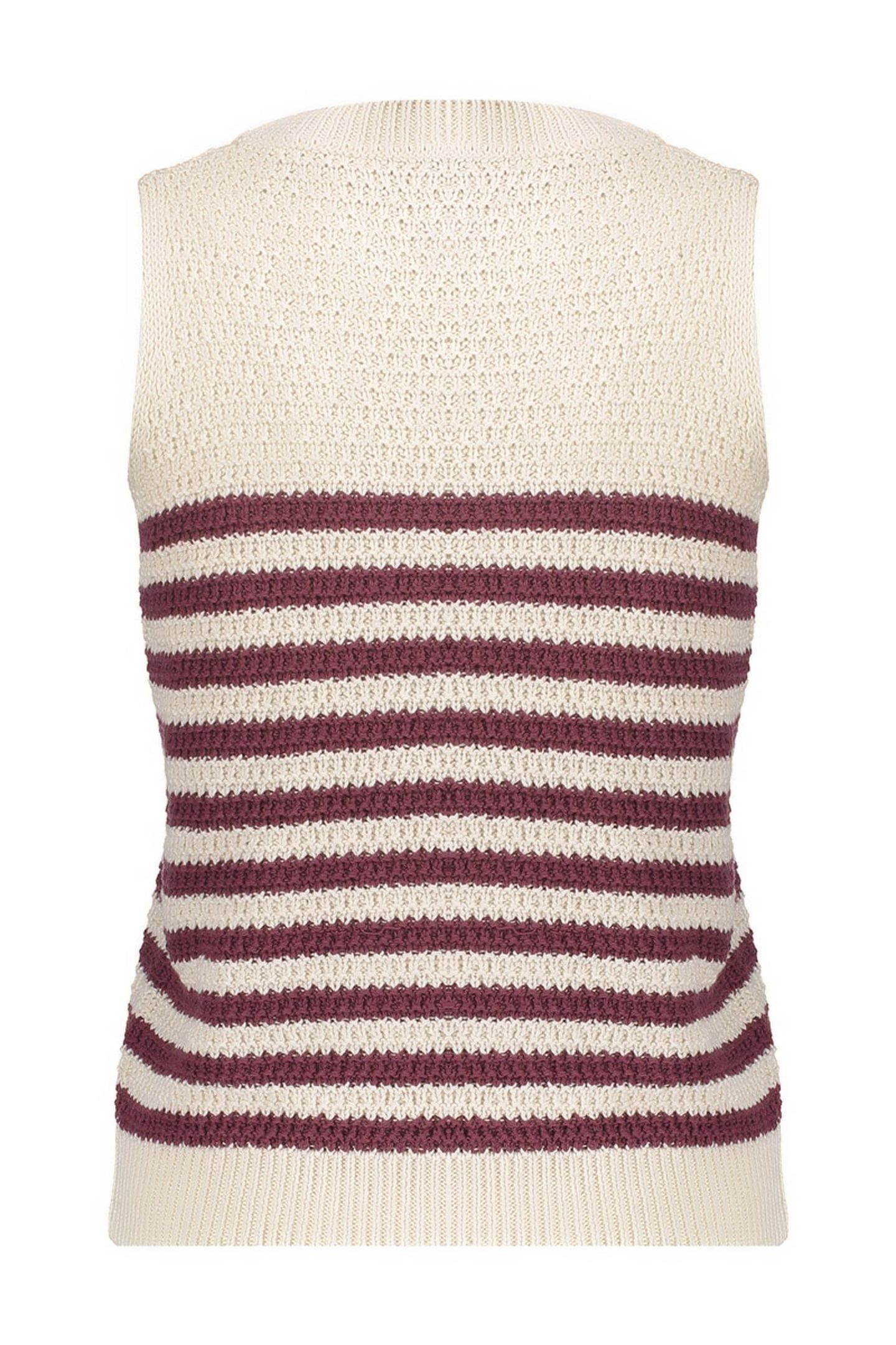 SPENCER STRIPED OFF-WHITE/CHERRY RED 2