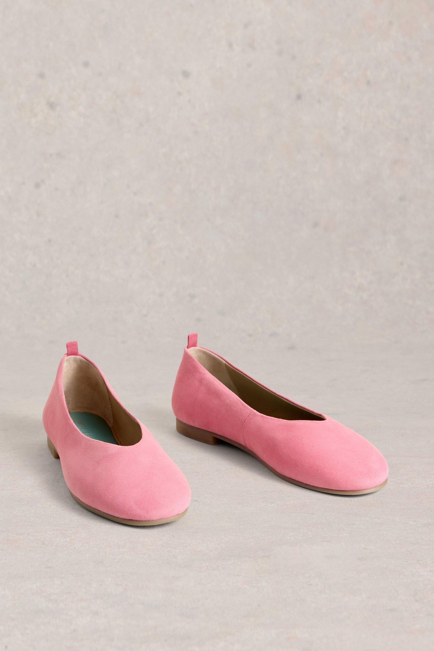 CHERI LEATHER BALLERINA PUMP MID PINK 4