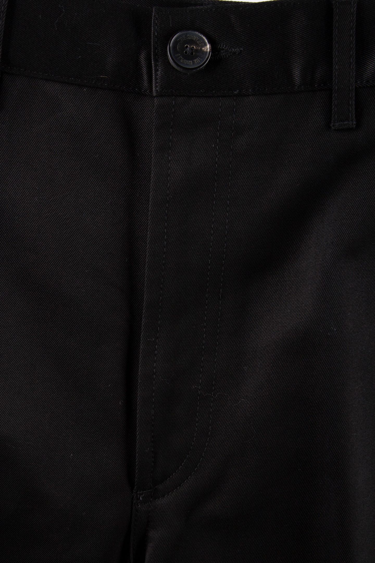 WIDE-LEG TROUSERS WITH EMBROIDERY AND RIVET BLACK 6