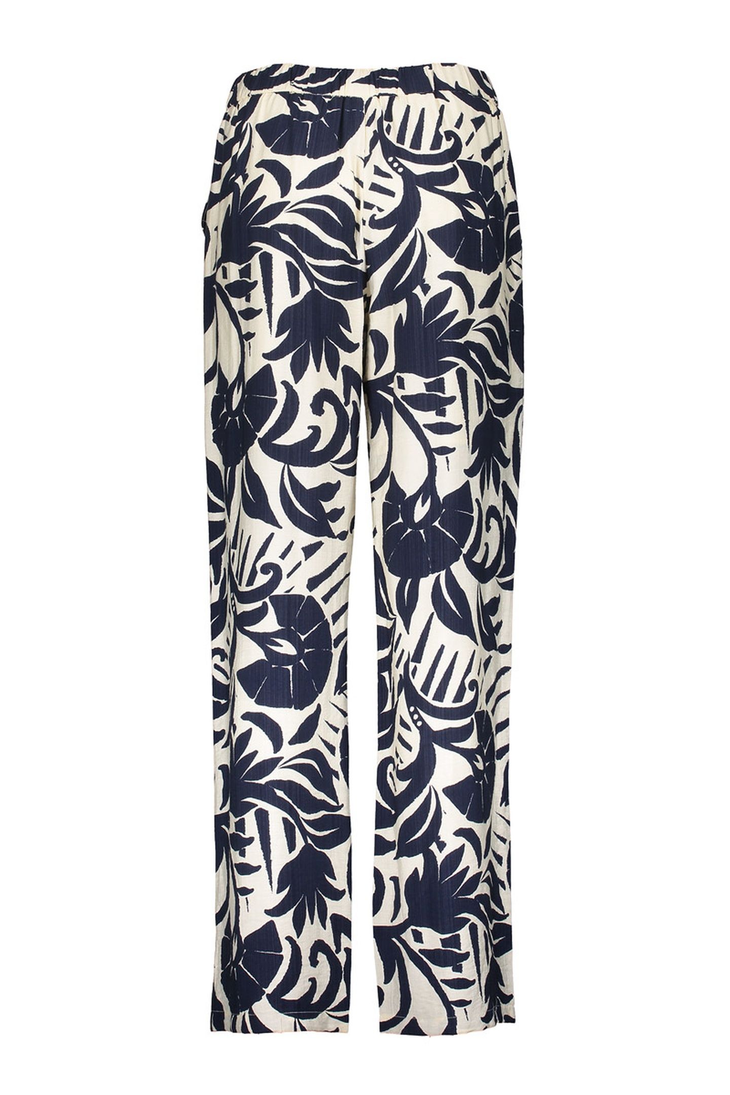 PANTS NAIVE FLOWER NAVY/OFF-WHITE 2