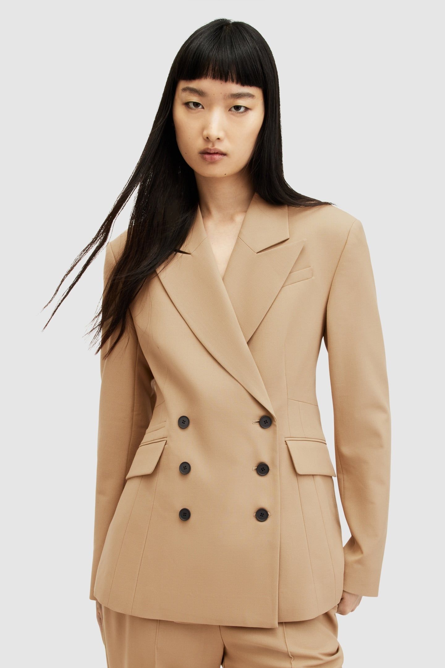 SEVENH BLAZER CAMEL BROWN 4