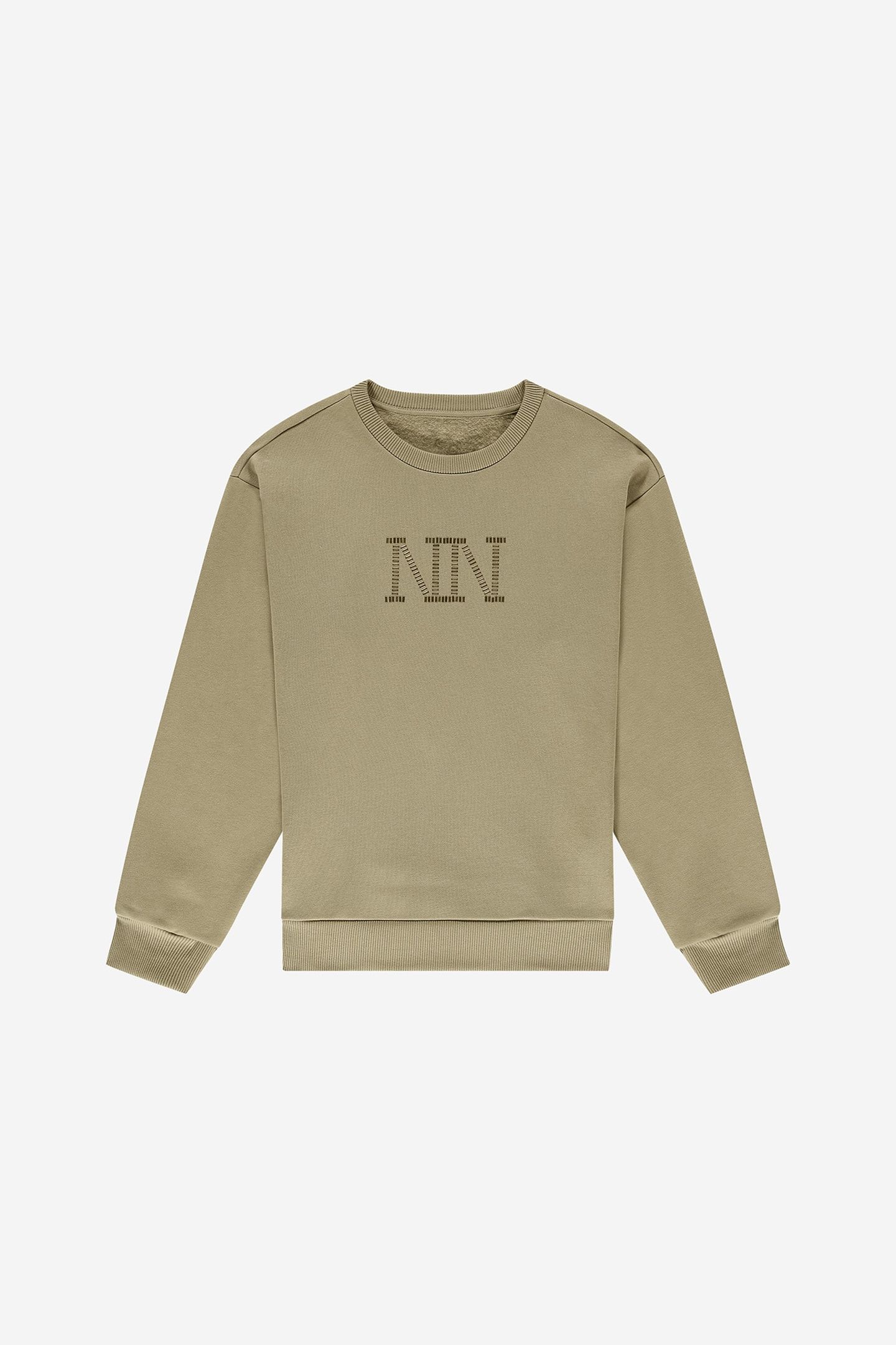 STUD SWEATSHIRT FERN GREEN 2