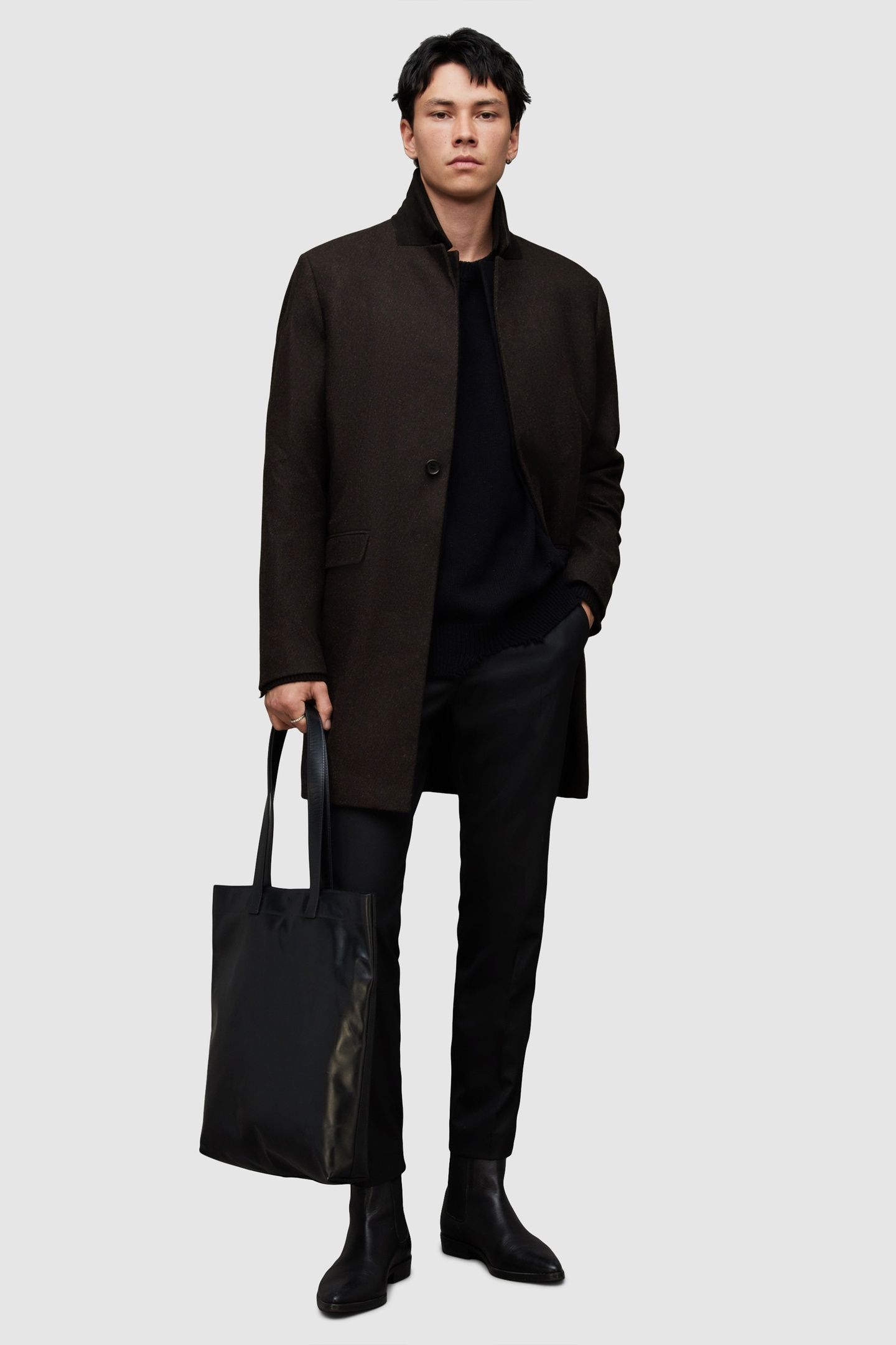 CENTINEL COAT BITTER BRWN TWILL 2