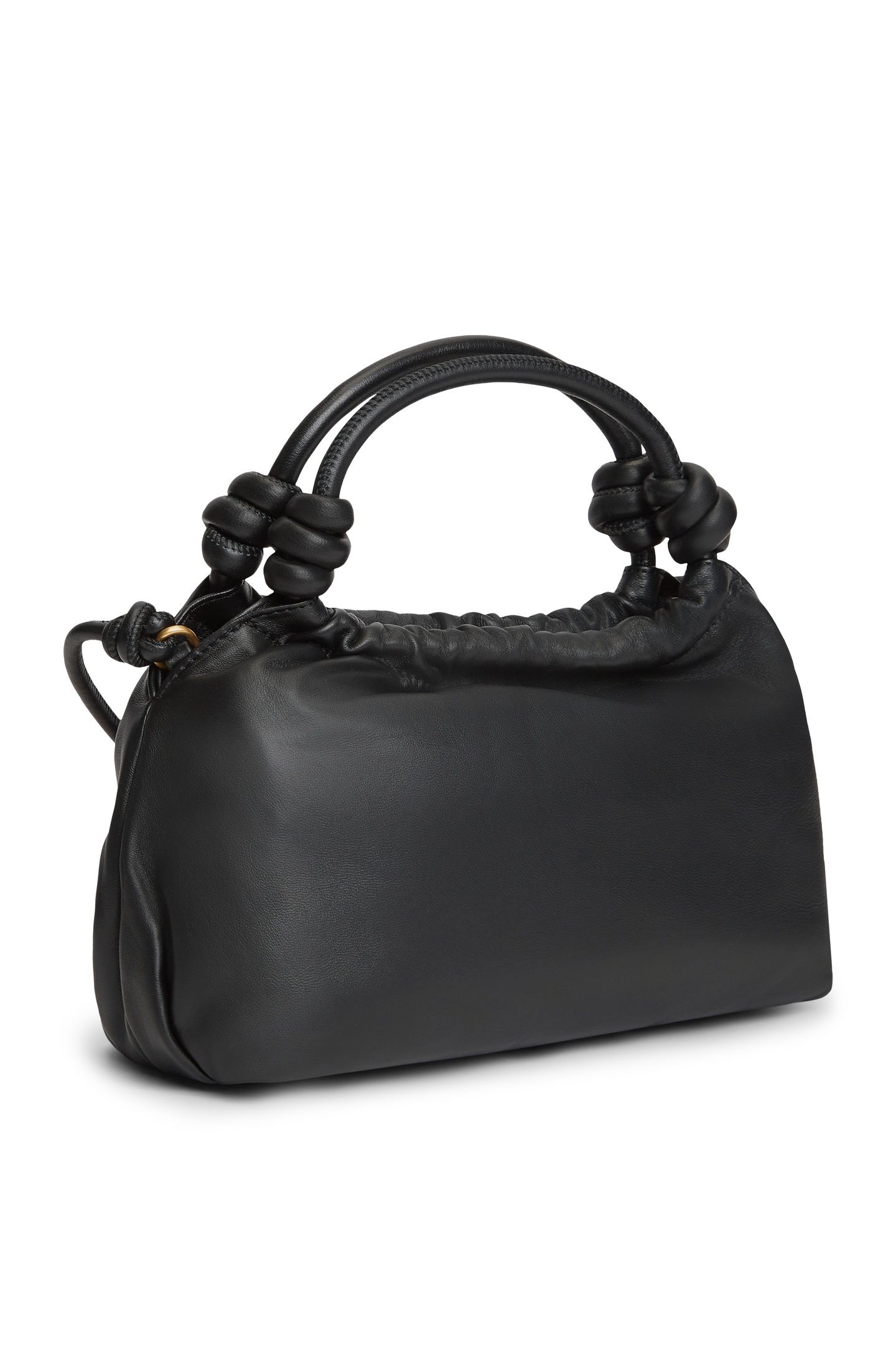 SOFT LEATHER MED CROSSOVER BLACK 2