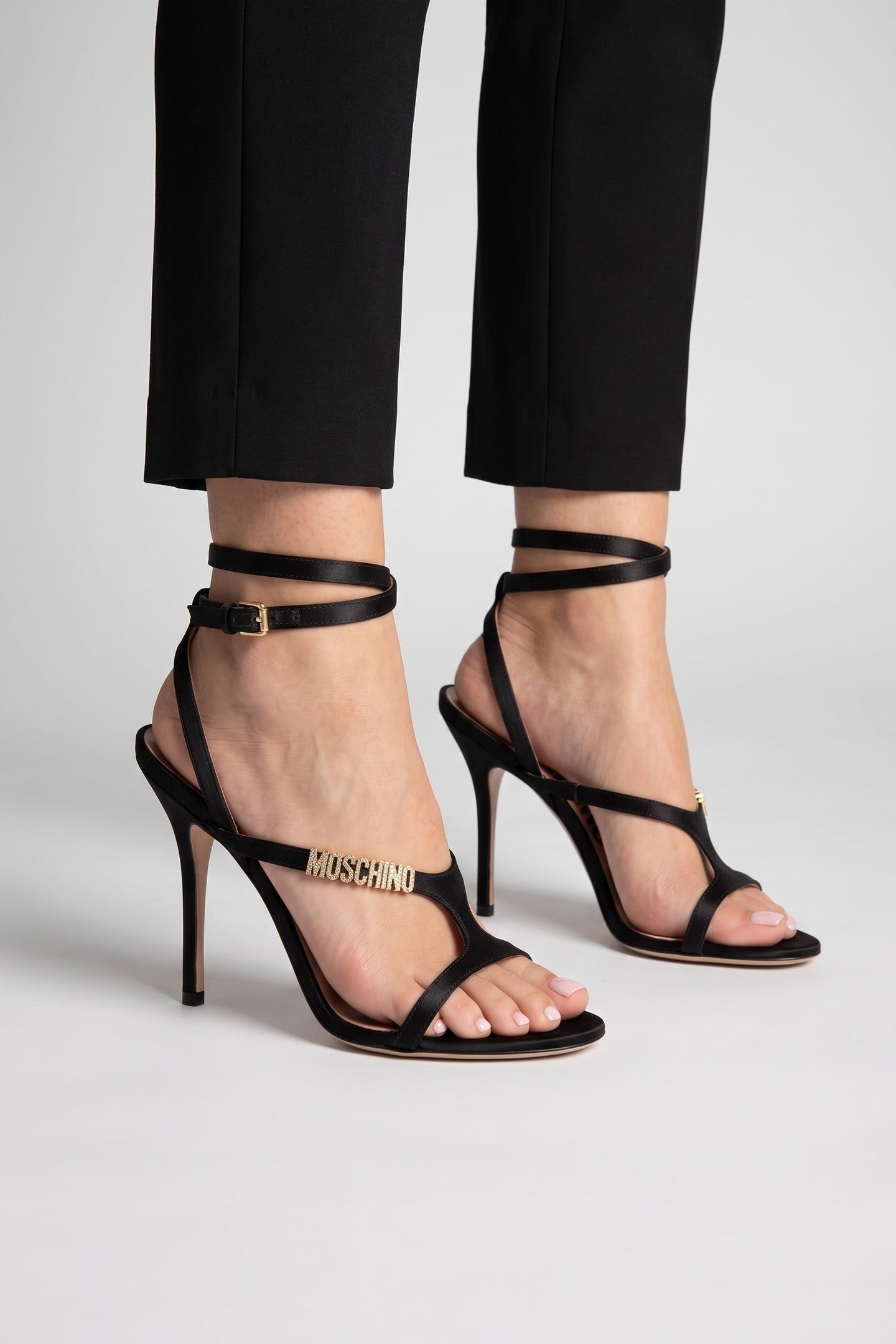 GOATSKIN SANDALS BLACK 3