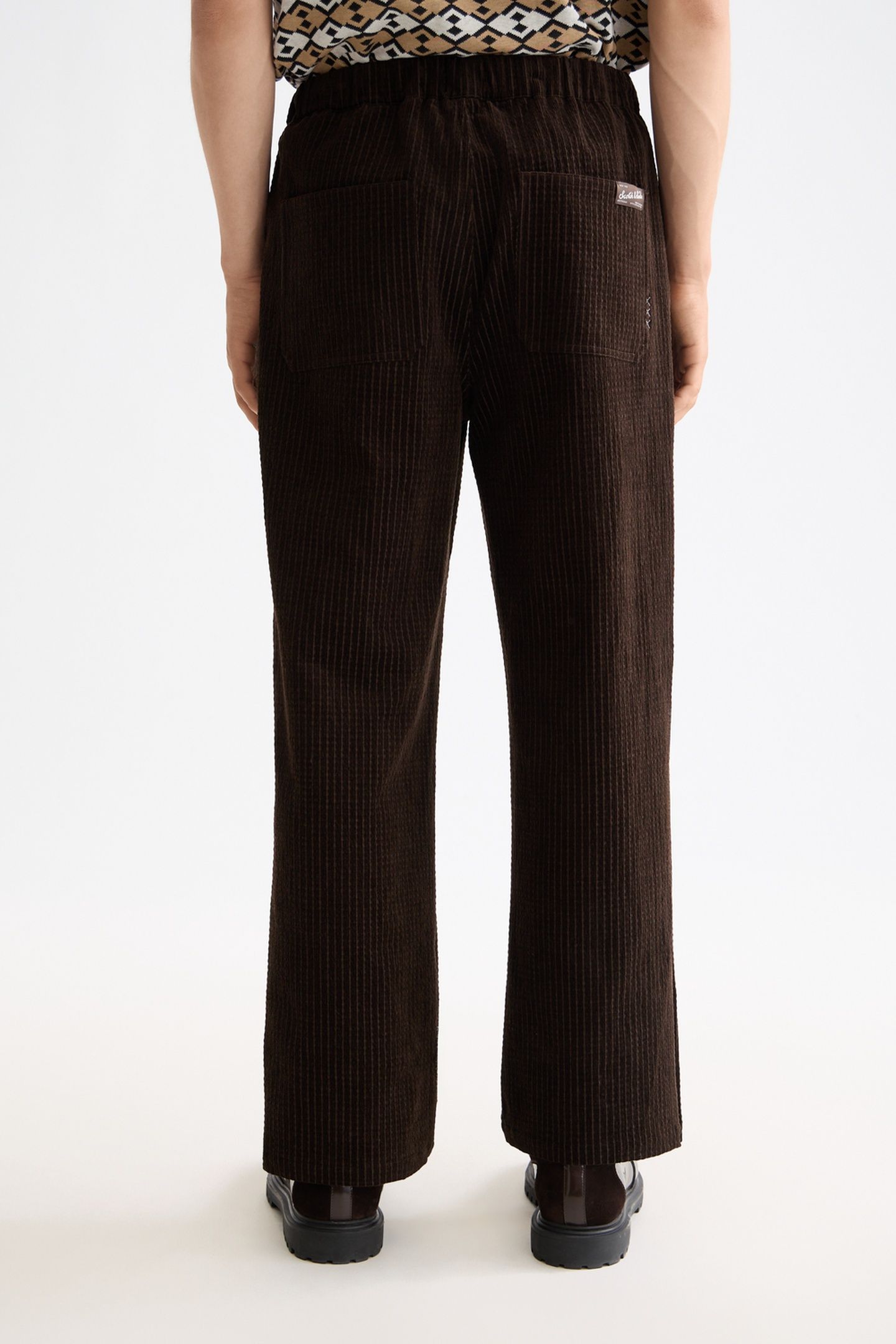 JACQUARD COTTON-BLEND CORDUROY RELAXED FIT JOGGER DEMITASSE 3