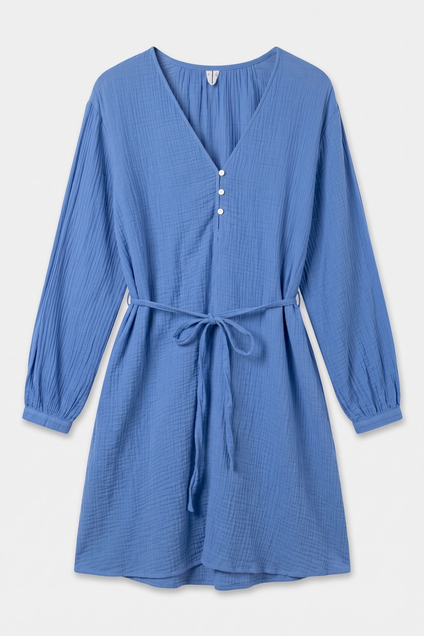 FAIDRA CRINKLE DRESS BLUE 4