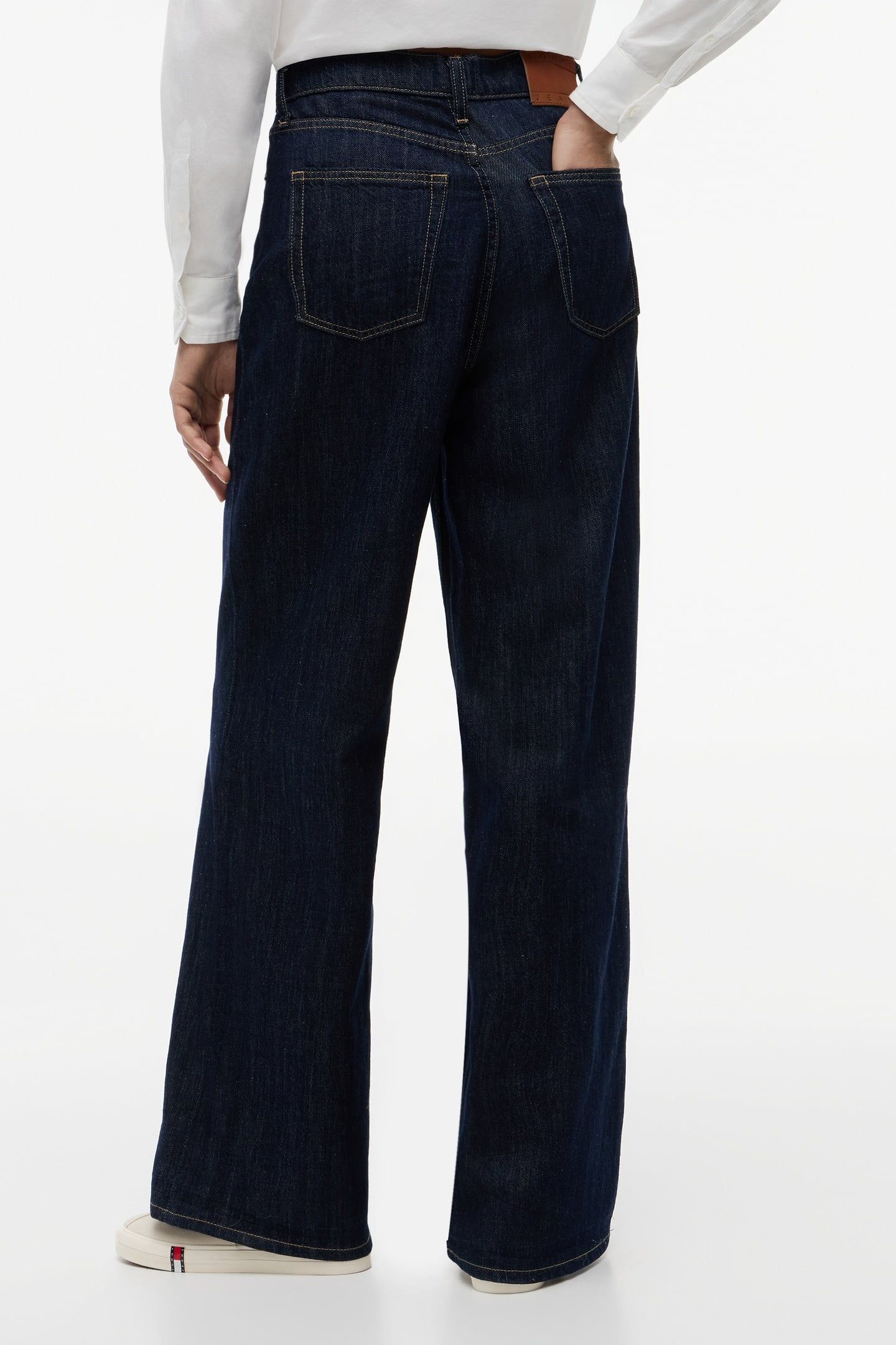 CLAIRE HIGH RISE WIDE DENIM DARK 3