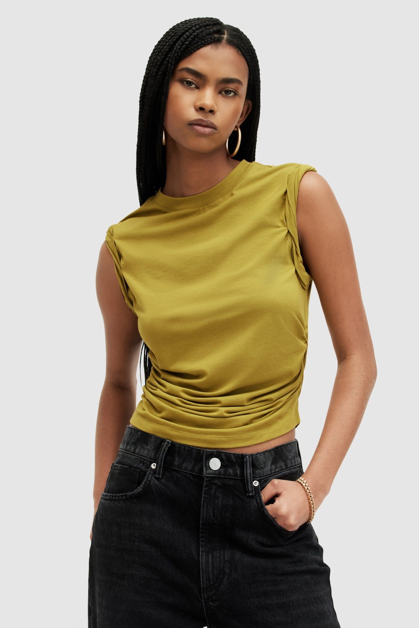 WEST TANK GOLDEN PALM GREEN 1