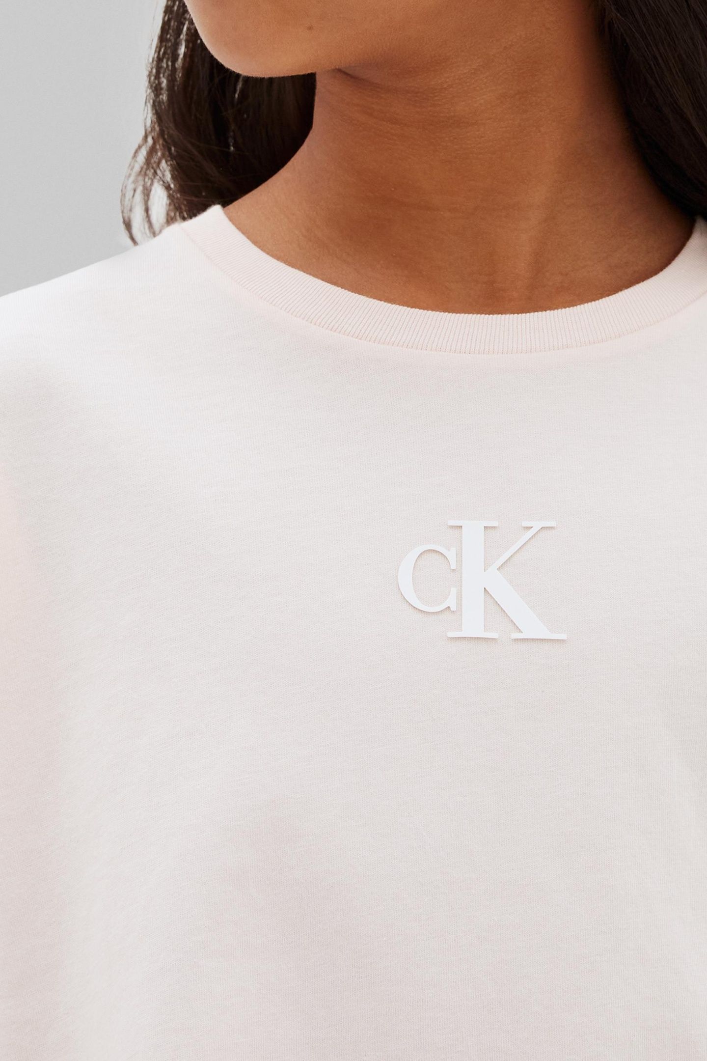 GIRLS LOGO BOXY T-SHIRT MANGANO CALCITE 5