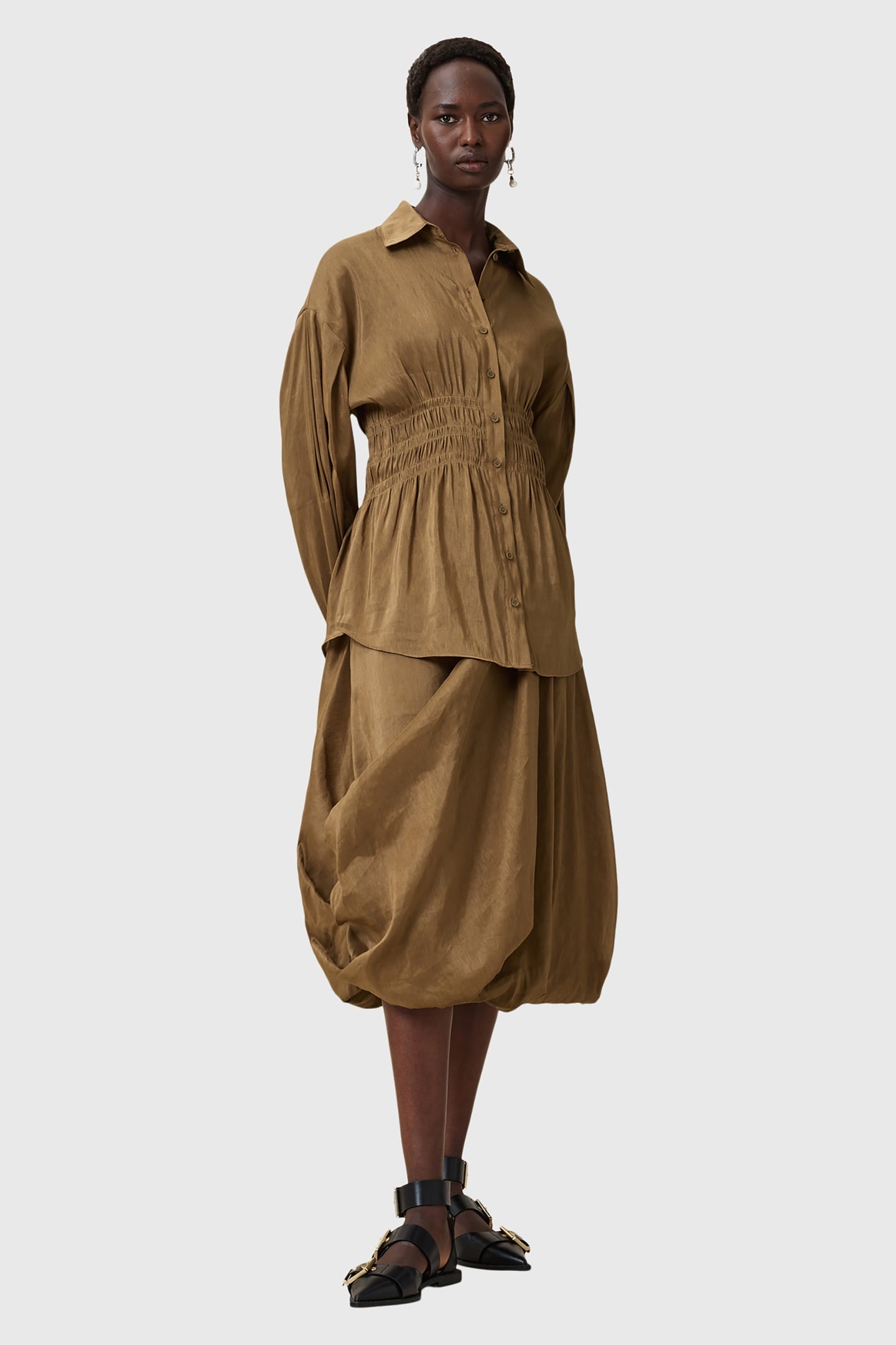 NIA SKIRT BREEN BROWN 1