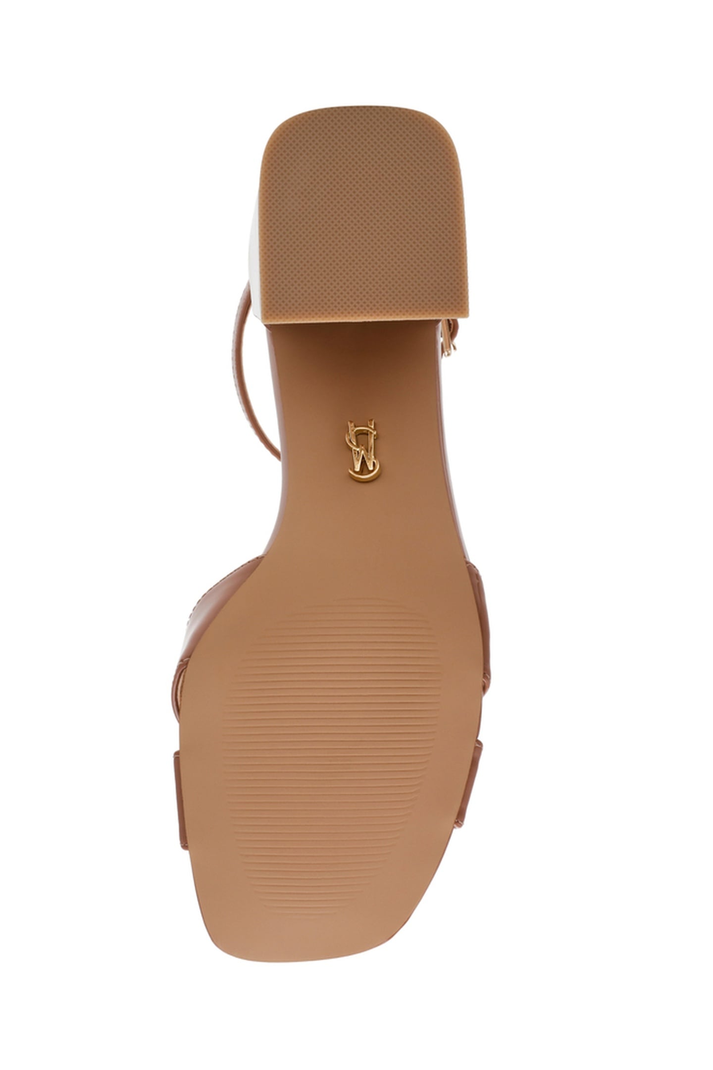 FERGIE SANDALS CAMEL PATENT 5