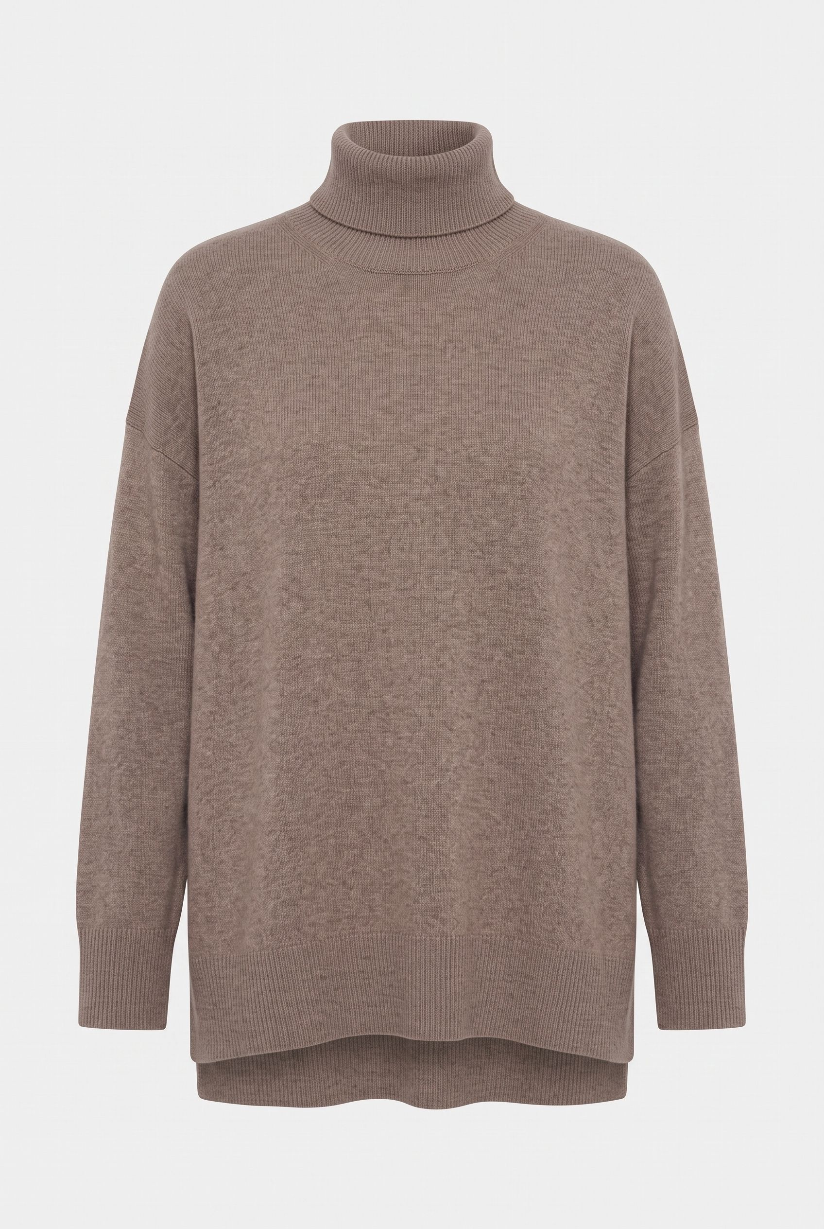 GALA ROLL NECK OAT BROWN 3