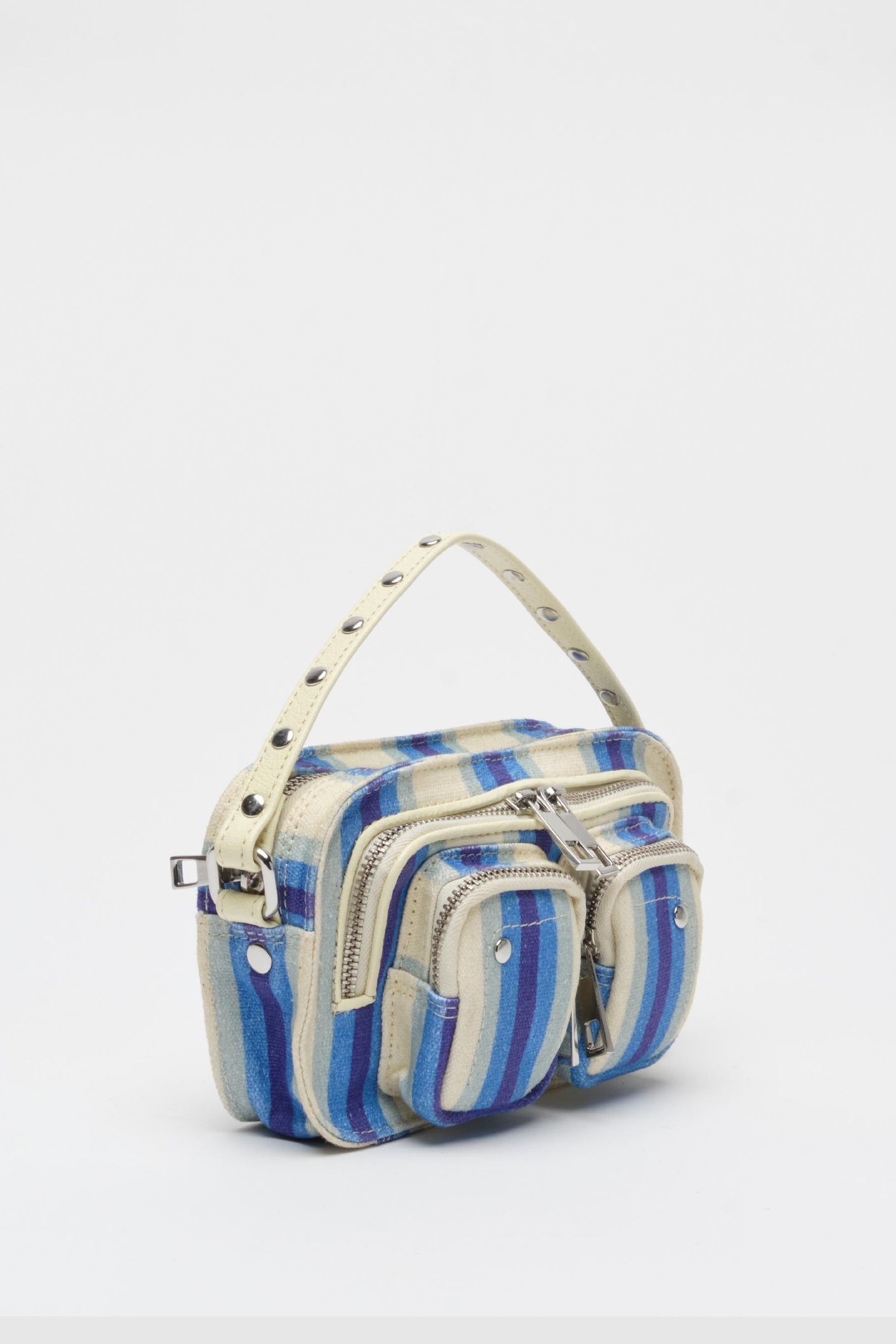 HELENA CANVAS BLUE STRIPES 2