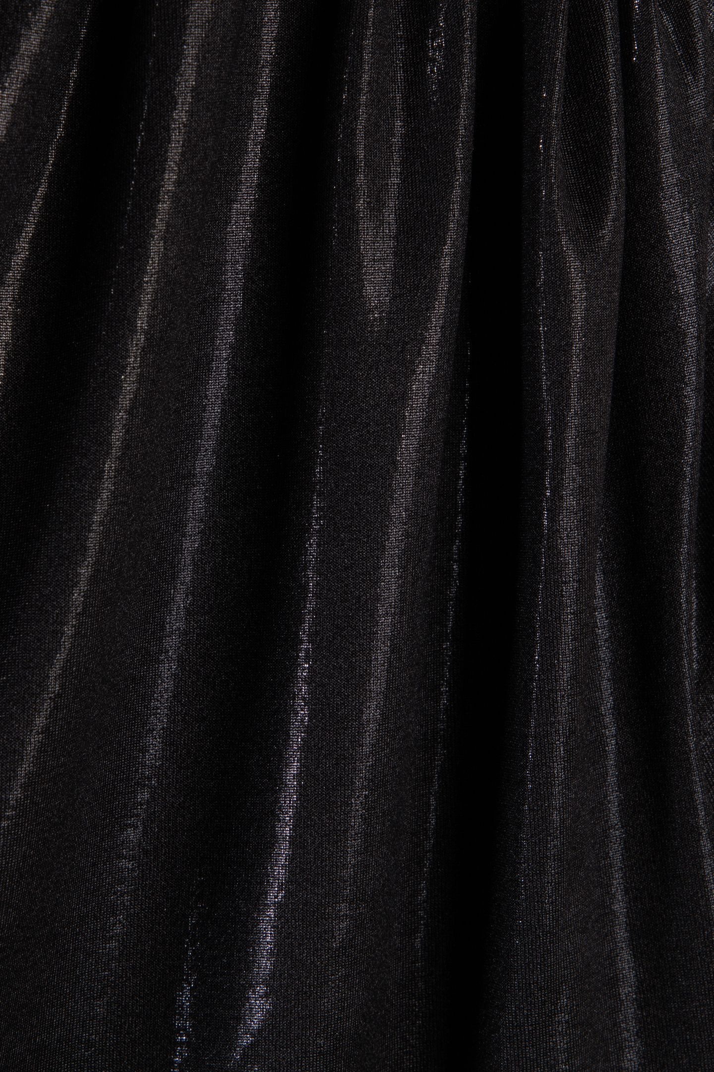 PETRA ONESHOULDER DR SHINY BLACK 4