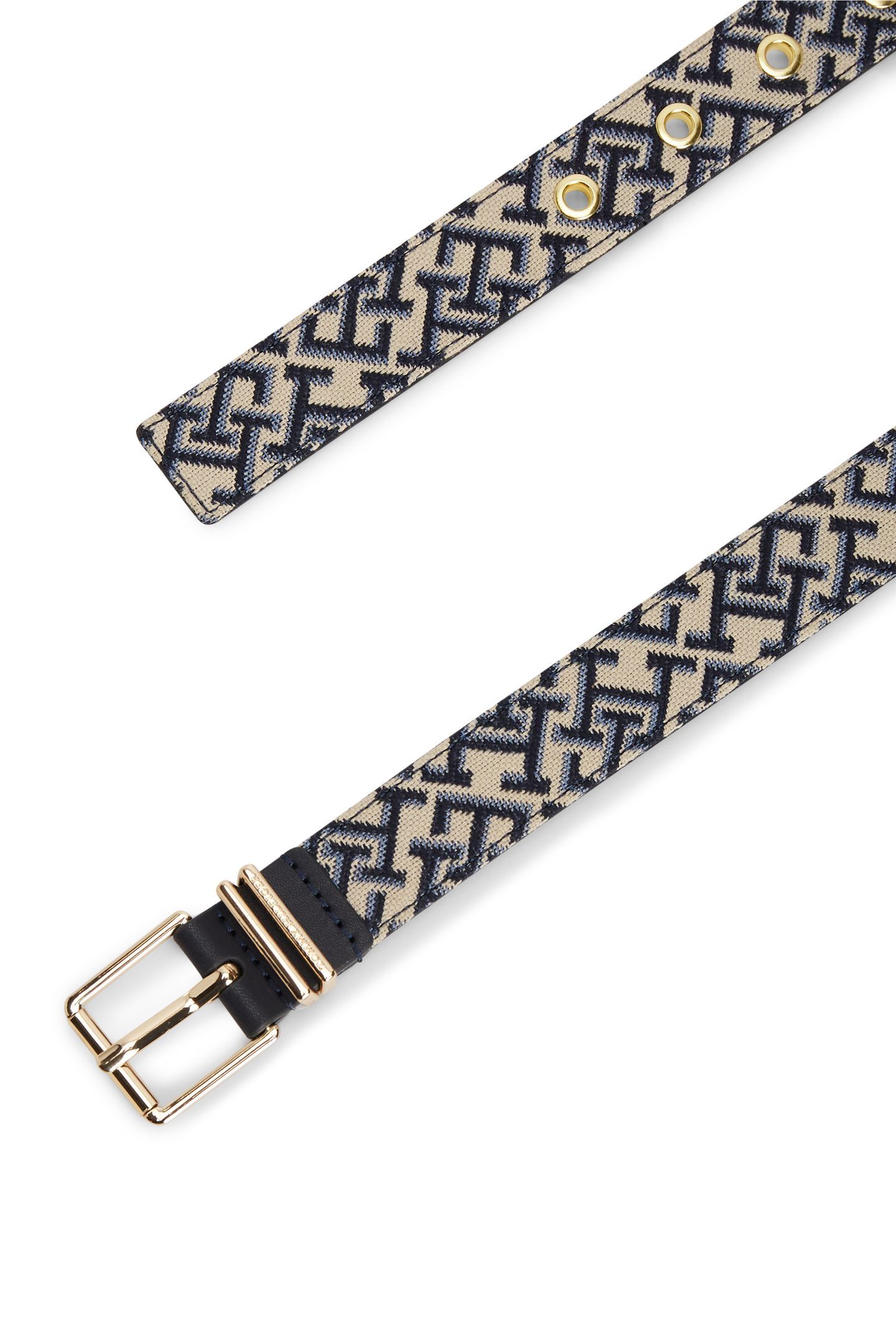TH SQUARE 2.5 JACQUARD BELT SPACE BLUE 4