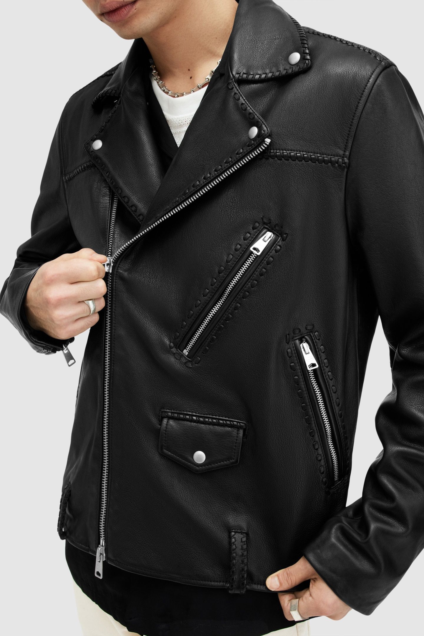 WARNER BIKER BLACK 3