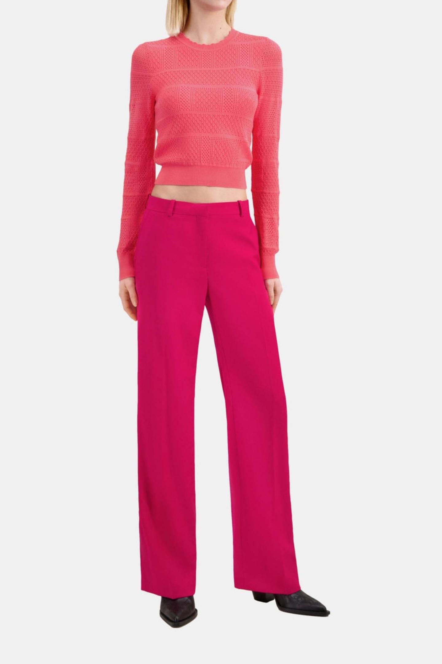 SUIT TROUSERS CHERRY 2