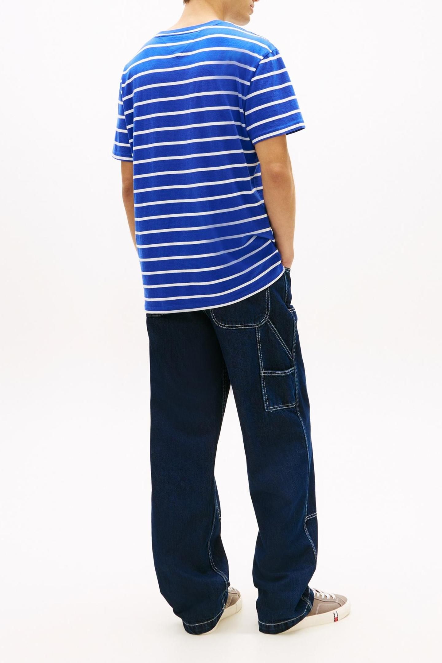 REGULAR STRIPE SS TEE FIZZY BLUE STRIPE 3