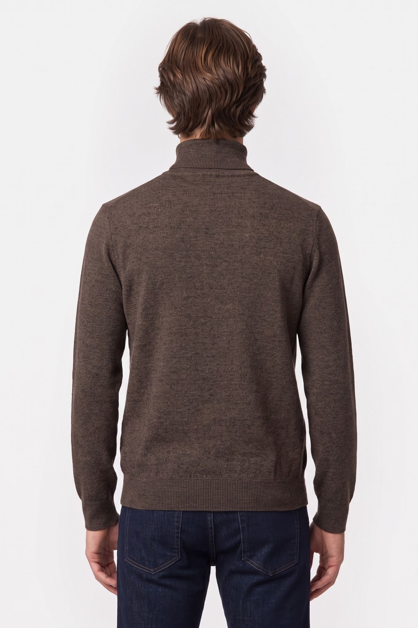 PULLOVER ROLL NECK TAUPE 2
