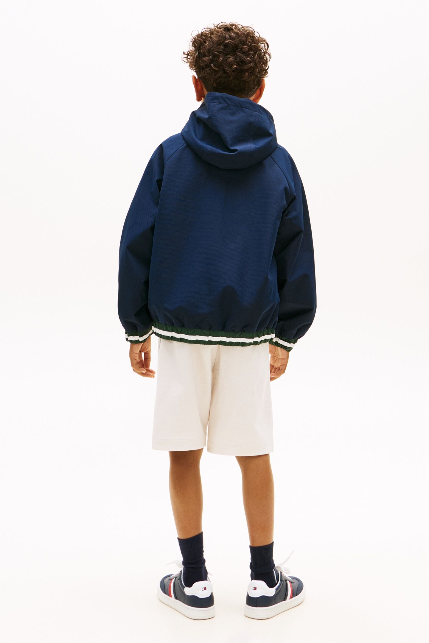 BOYS REVERSIBLE HOODED JACKET DARK NIGHT NAVY 2