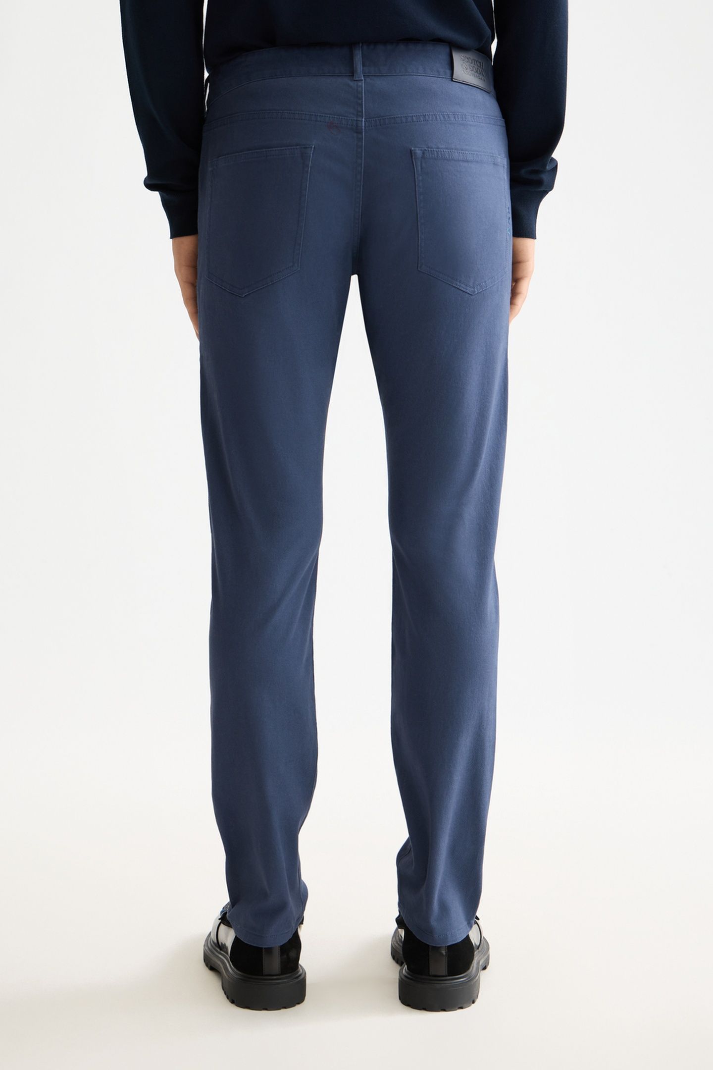 RALSTON- COTTON-BLEND TWILL REGULAR SLIM FIT 5-POCKET PANT I 3
