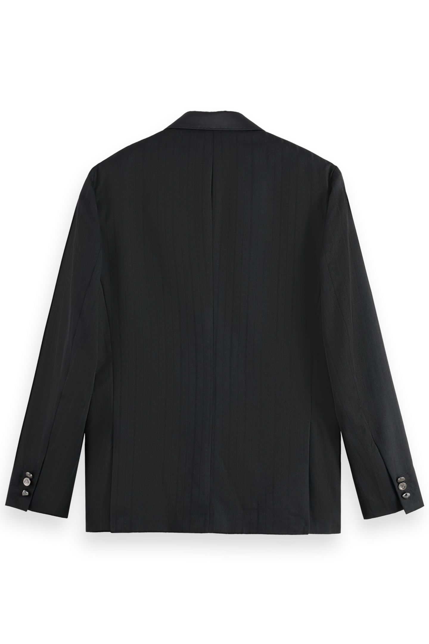 FESTIVE DOUBLE-BREASTED STRUCTURED STRIPE RELAXED FIT BLAZER 5