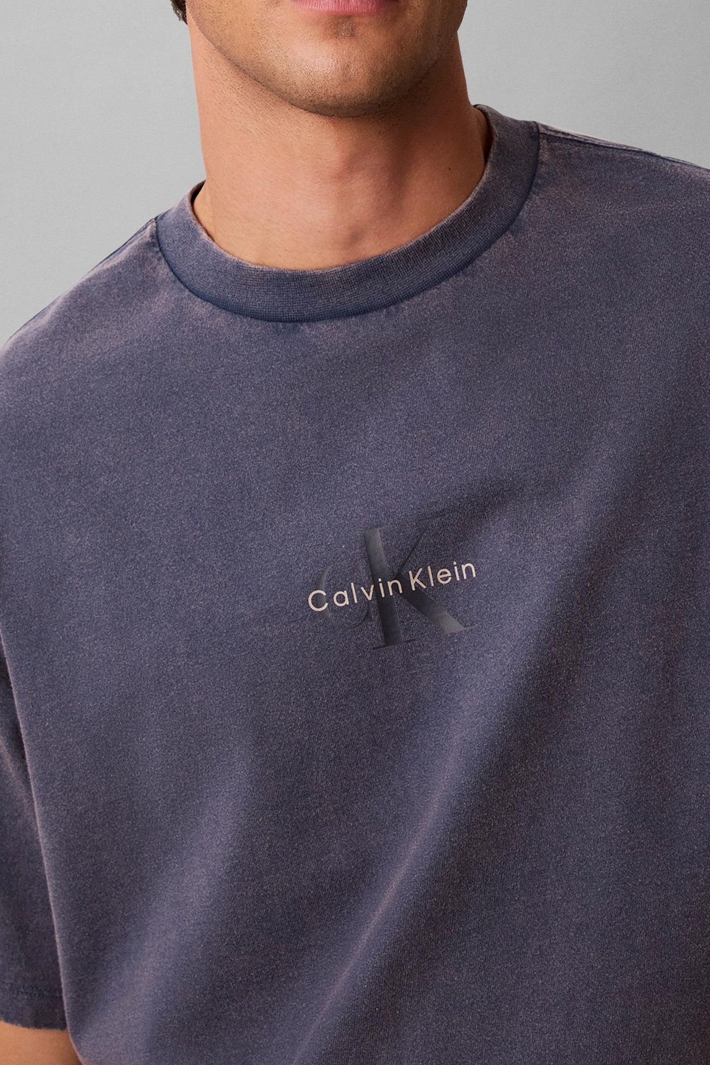SHORT SLEEVE 90S FIT MONOLOGO TEE DARK DENIM 5