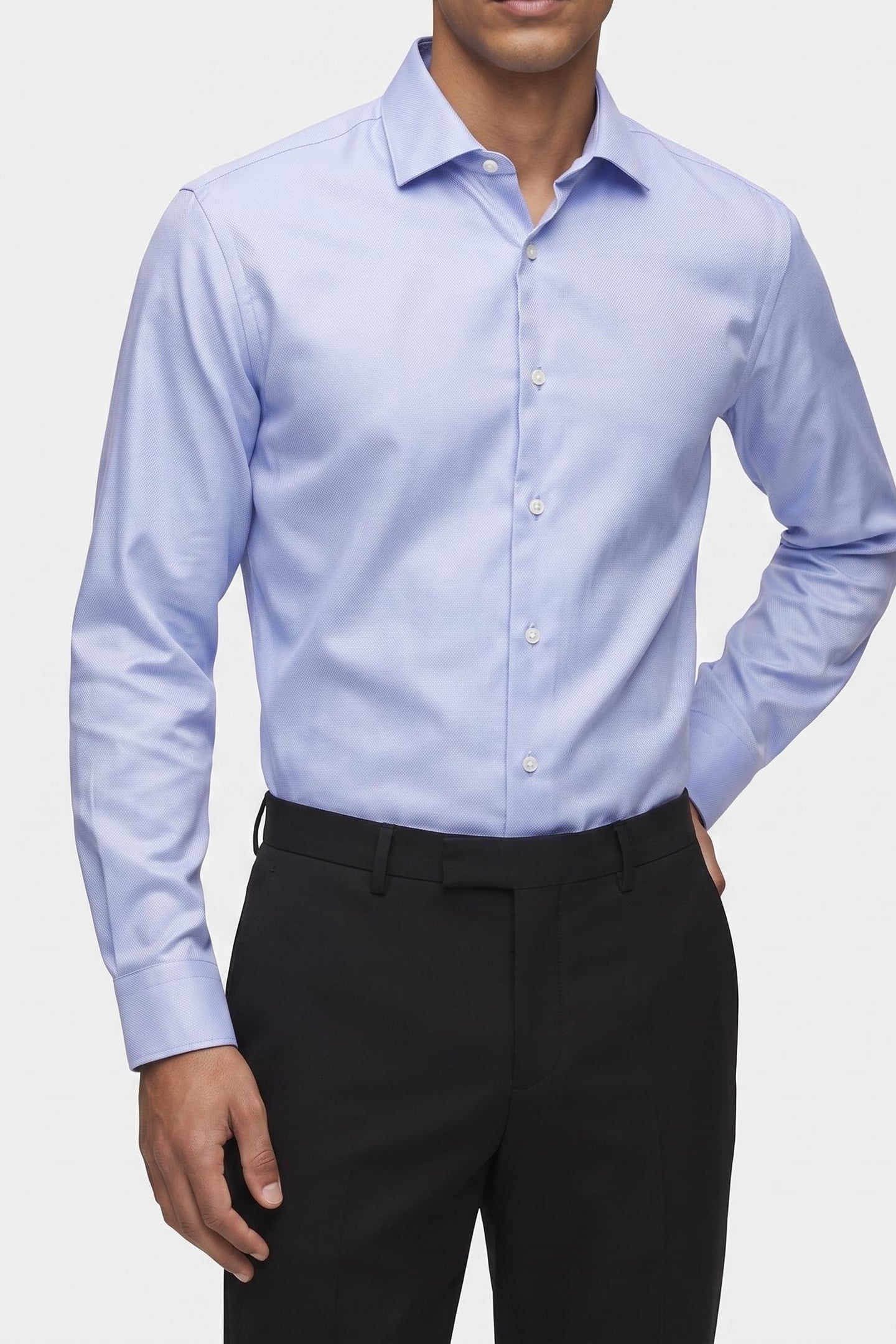 SLIM PERF SOLID SHIRT STREAM 1