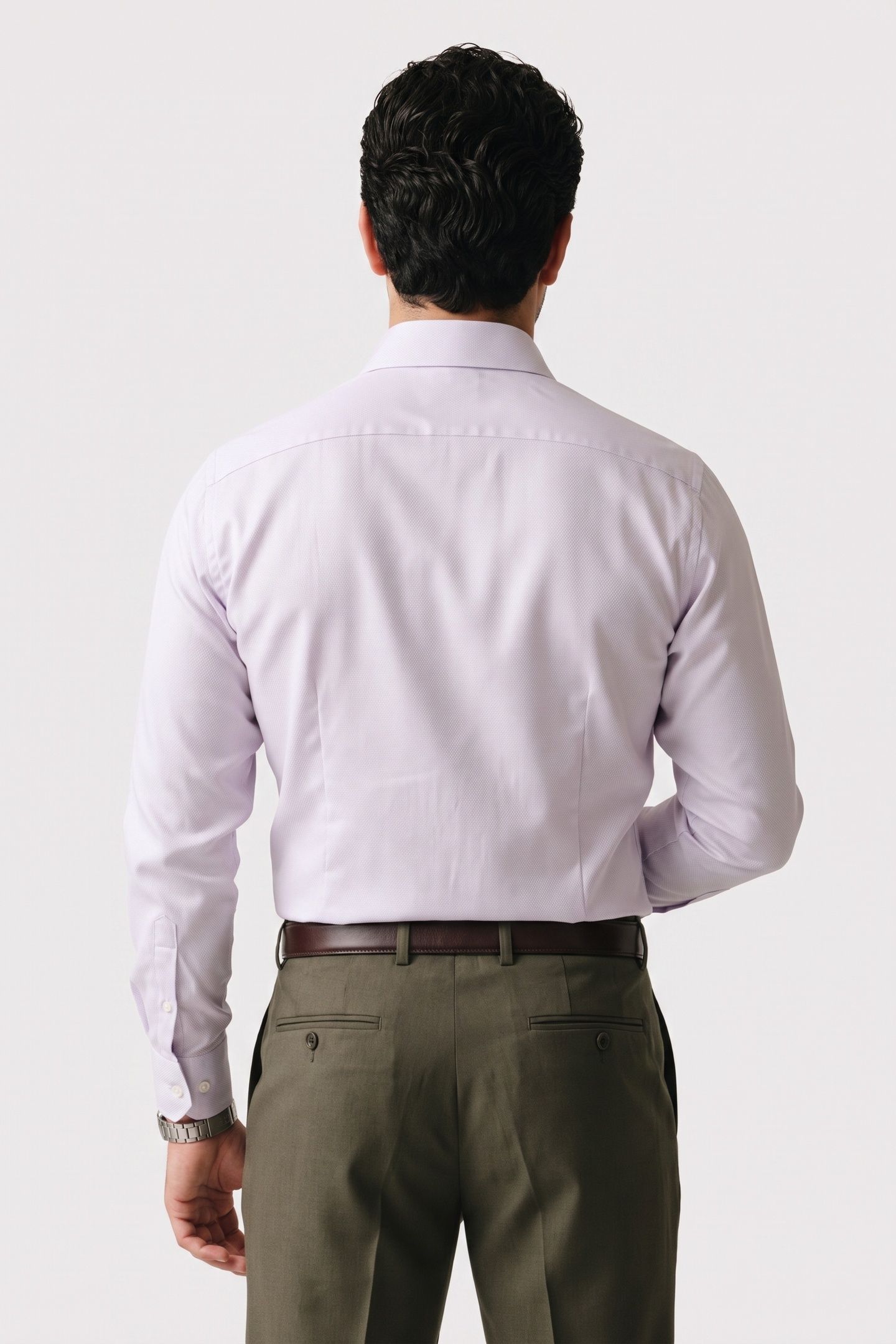 SLIM COLLAR SHIRT LIGHT TAN 2