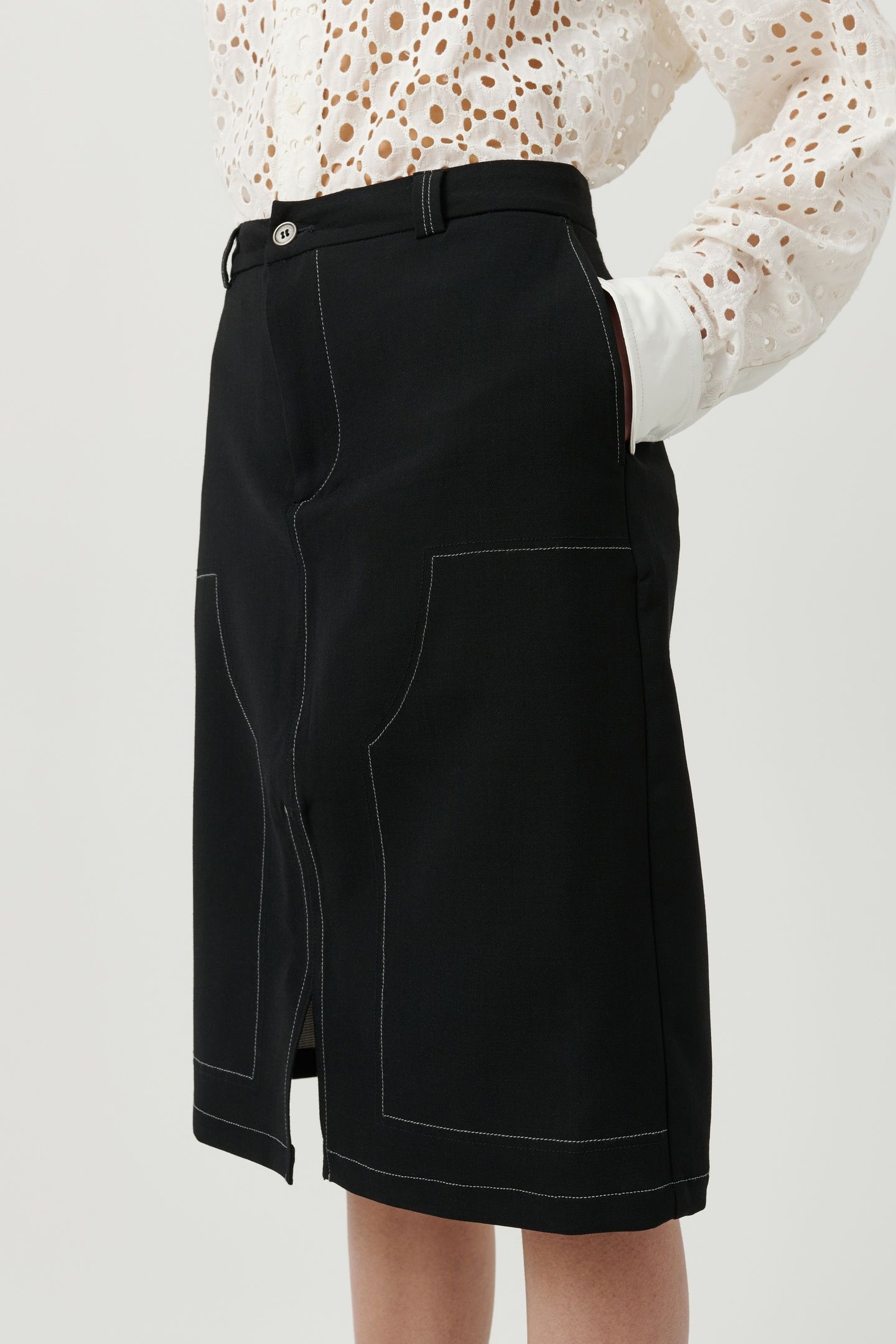DEEN SKIRT BLACK 1