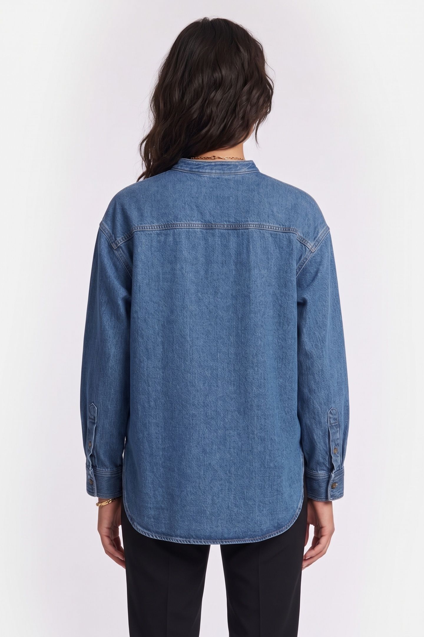 IDINA DENIM SHIRT BLUE 2