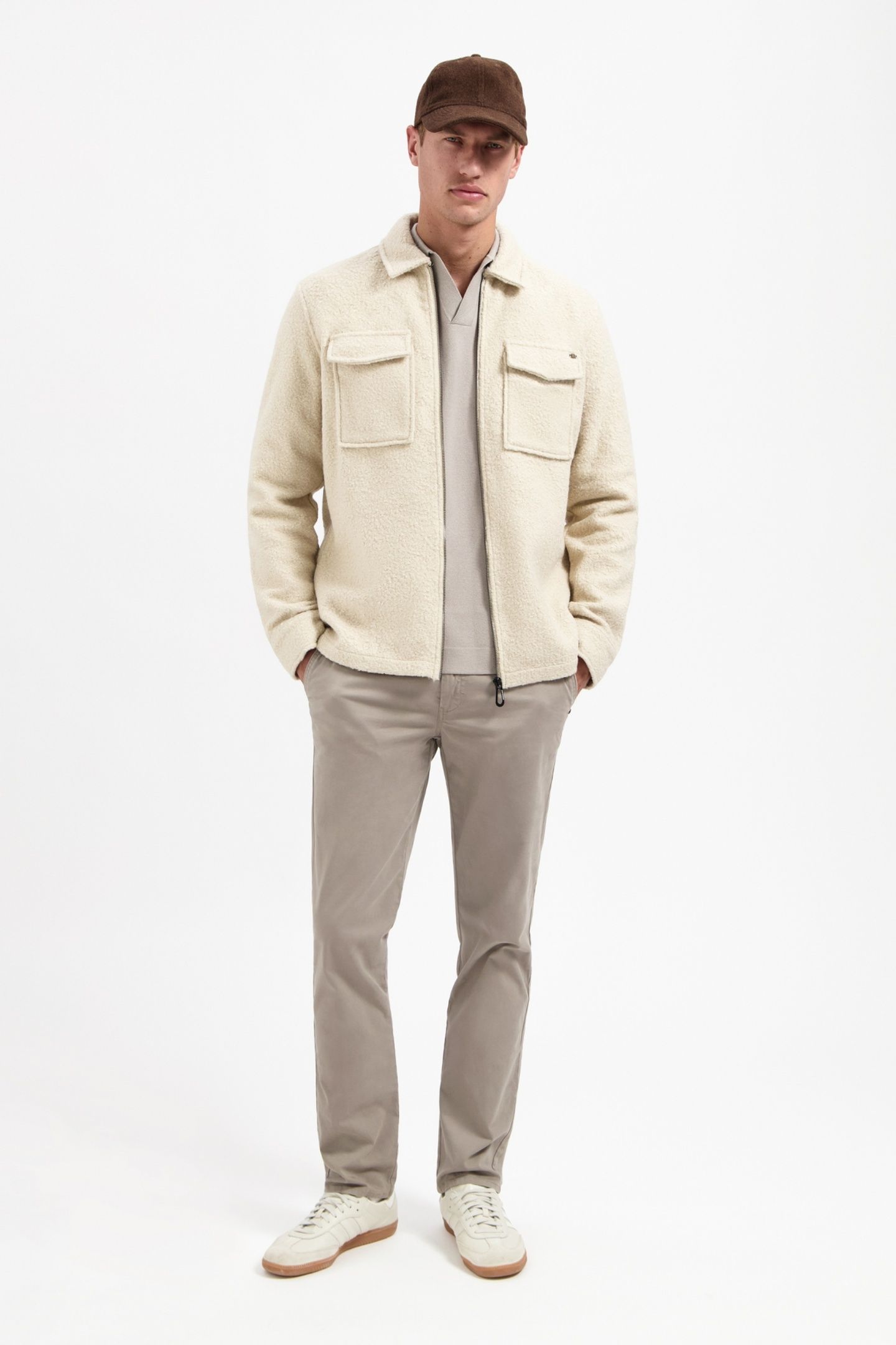 OVERSHIRT ZIPPER WOOL LOOK KIT 2