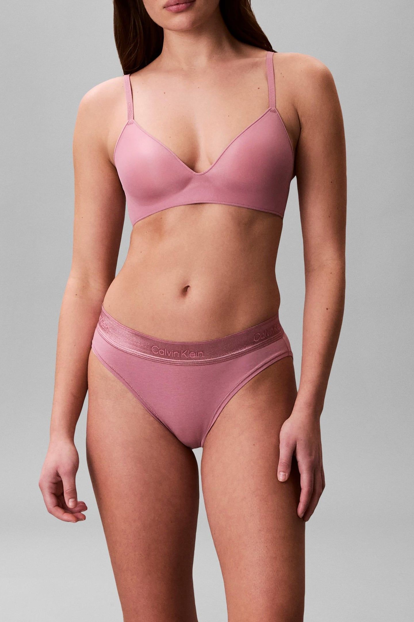 LIGHTLY LINED WIREFREE BRA SOFT MAUVE 1