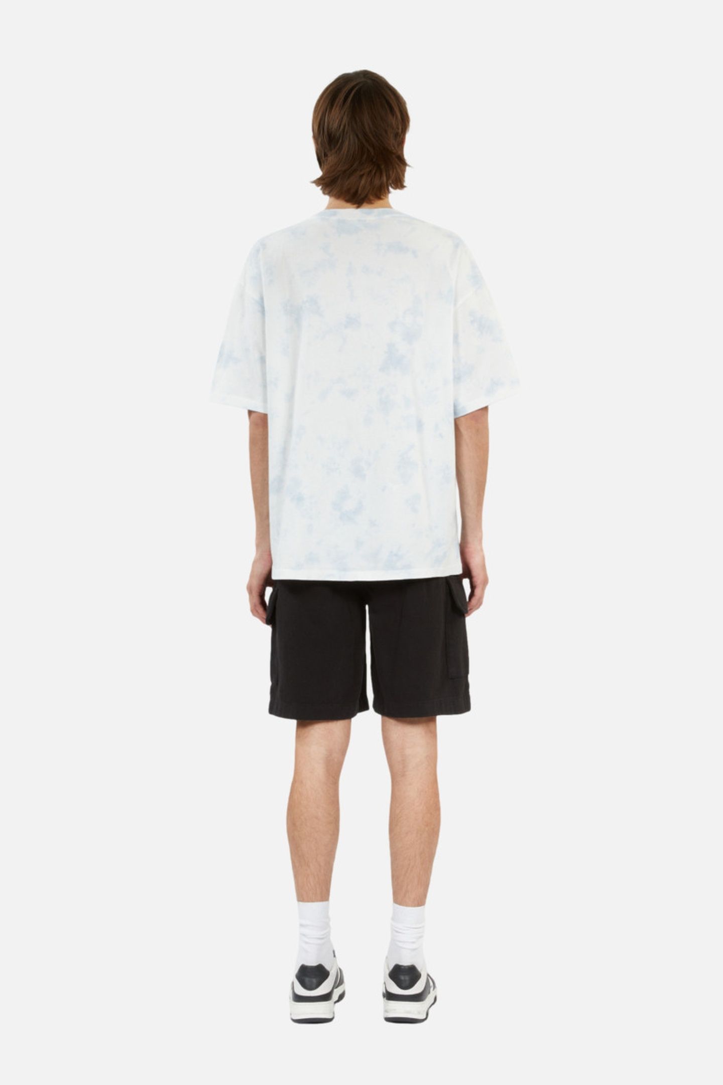 T-SHIRT AVEC PRINT CITY TIE AND DYE LAVENDER 5