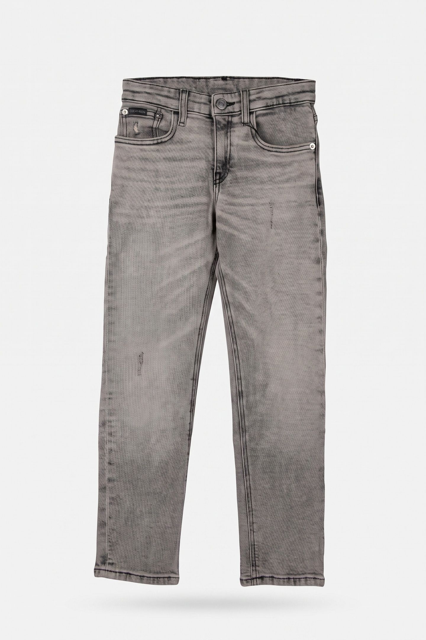 BOYS REGULAR STRAIGHT JEAN STONE GREY WASH 2