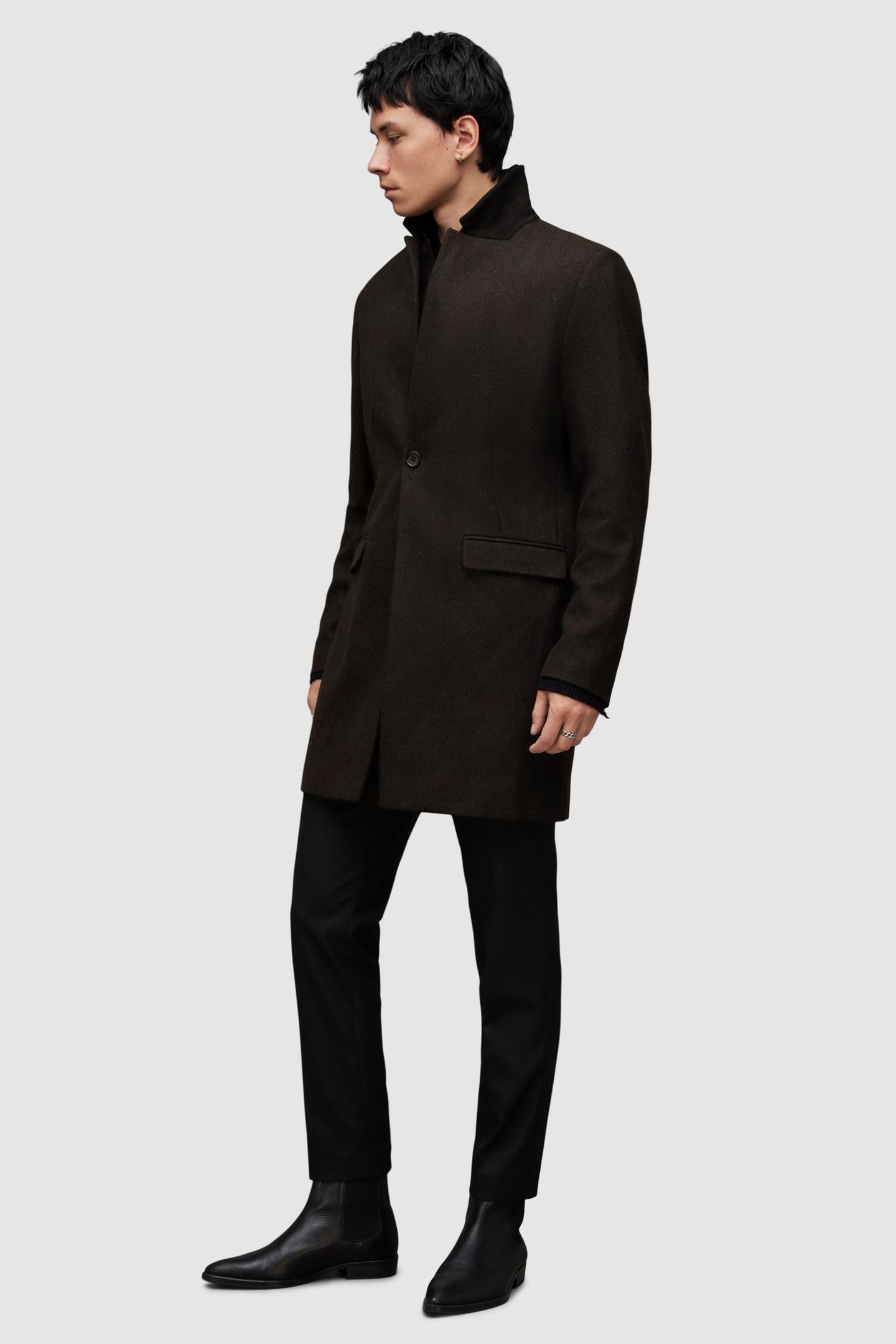CENTINEL COAT BITTER BRWN TWILL 5