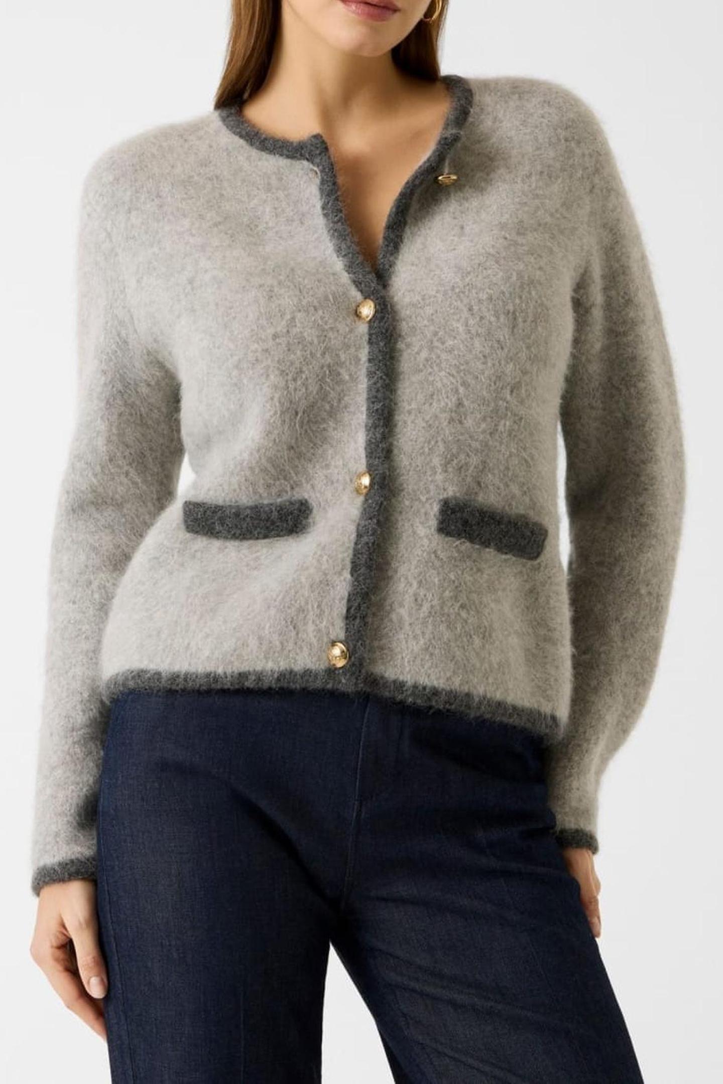 AGNES JACKET SWTR MARBLE HEATHER 2