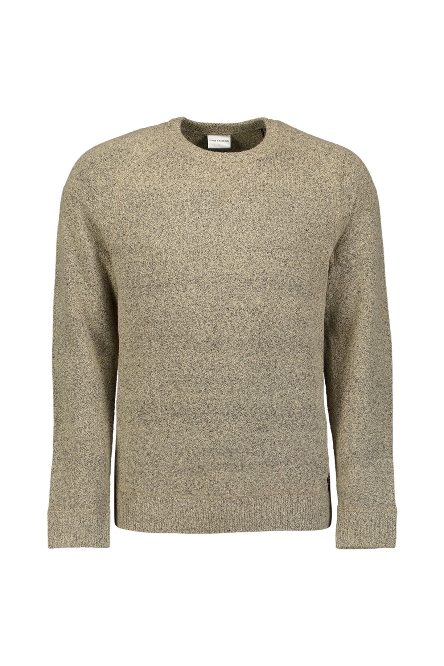 PULLOVER CREWNECK SOFT WOOL BLEND SAND 5